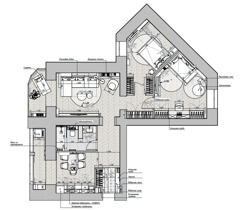 Дизайн интерьера квартиры для молодой семьи с ребёнком. Студия дизайна интерьера «Строчка» | Москва, Санкт-Петербург, Самара, Казань, Тольятти, Ульяновск и другие города России