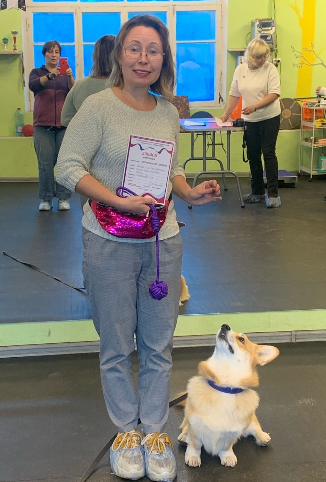 Племенной смотр, судья-эксперт РКФ/FCI Ольга Иосифовна Шилова. НРОО КЦ "Собаковод"