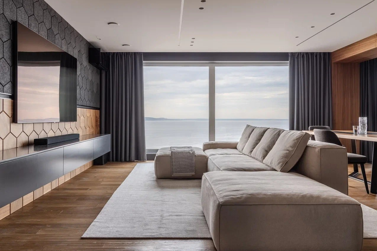 Квартира для молодого IT-специалиста площадью 250 м² на 21 этаже. Студия дизайна интерьера «Строчка» | Москва, Санкт-Петербург, Самара, Казань, Тольятти, Ульяновск и другие города России