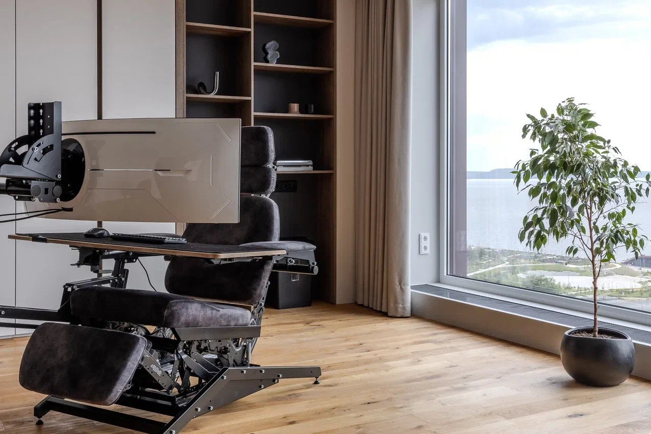 Квартира для молодого IT-специалиста площадью 250 м² на 21 этаже. Студия дизайна интерьера «Строчка» | Москва, Санкт-Петербург, Самара, Казань, Тольятти, Ульяновск и другие города России