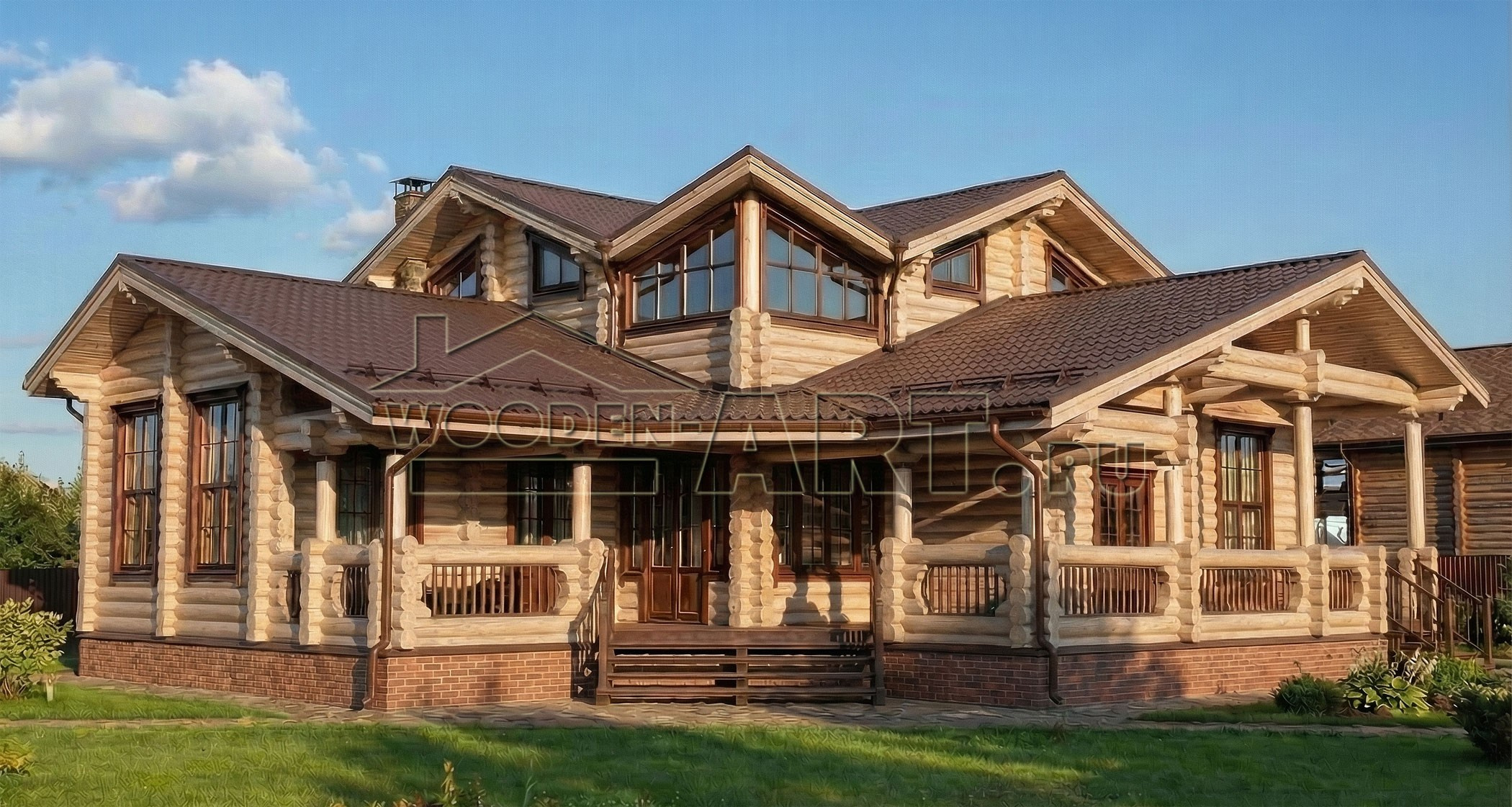 «Съяново» 341 кв. м. Проекты деревянных домов. Архитектор Ольга Мальцева