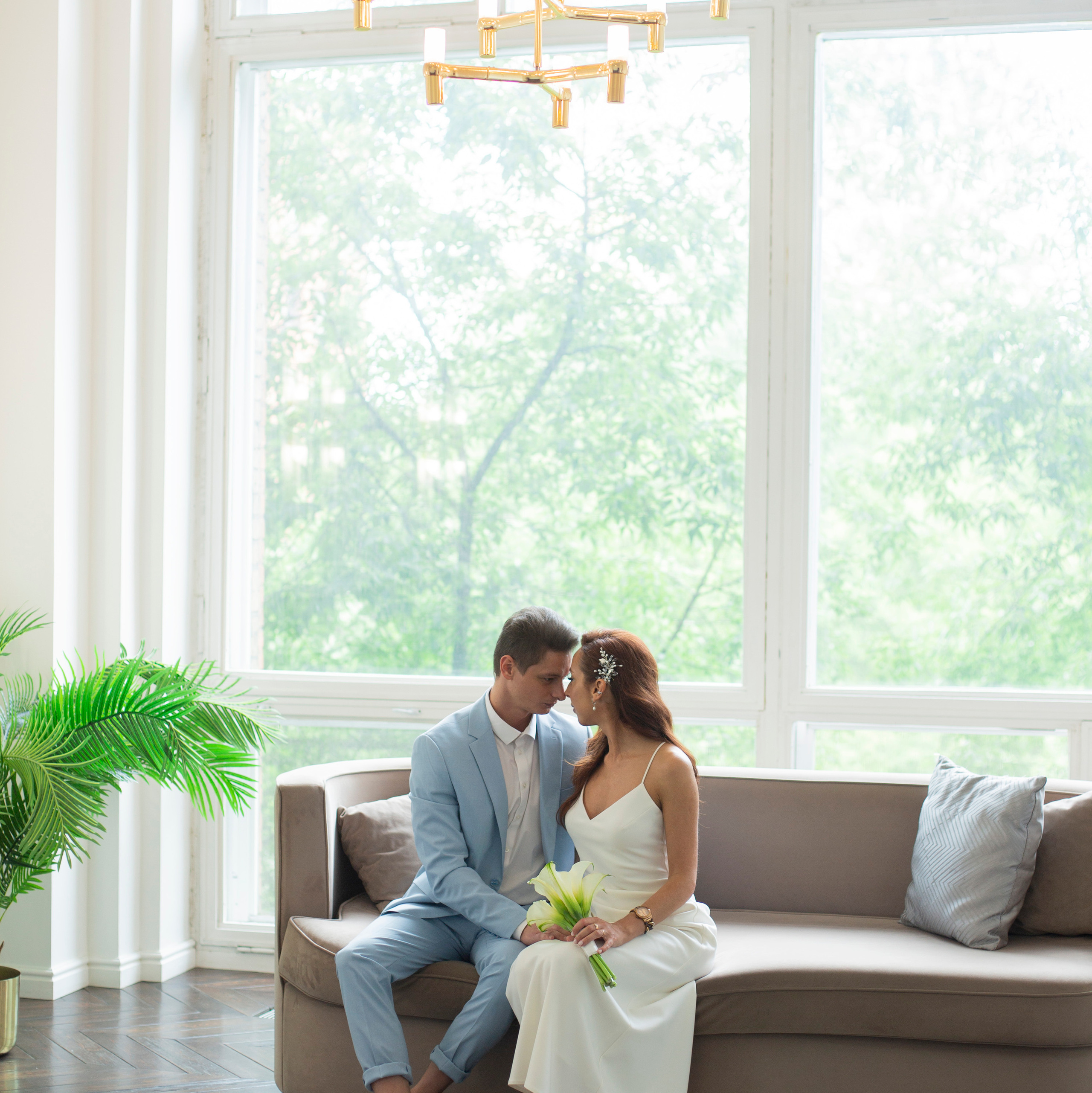 свадебная фотосессия в студии