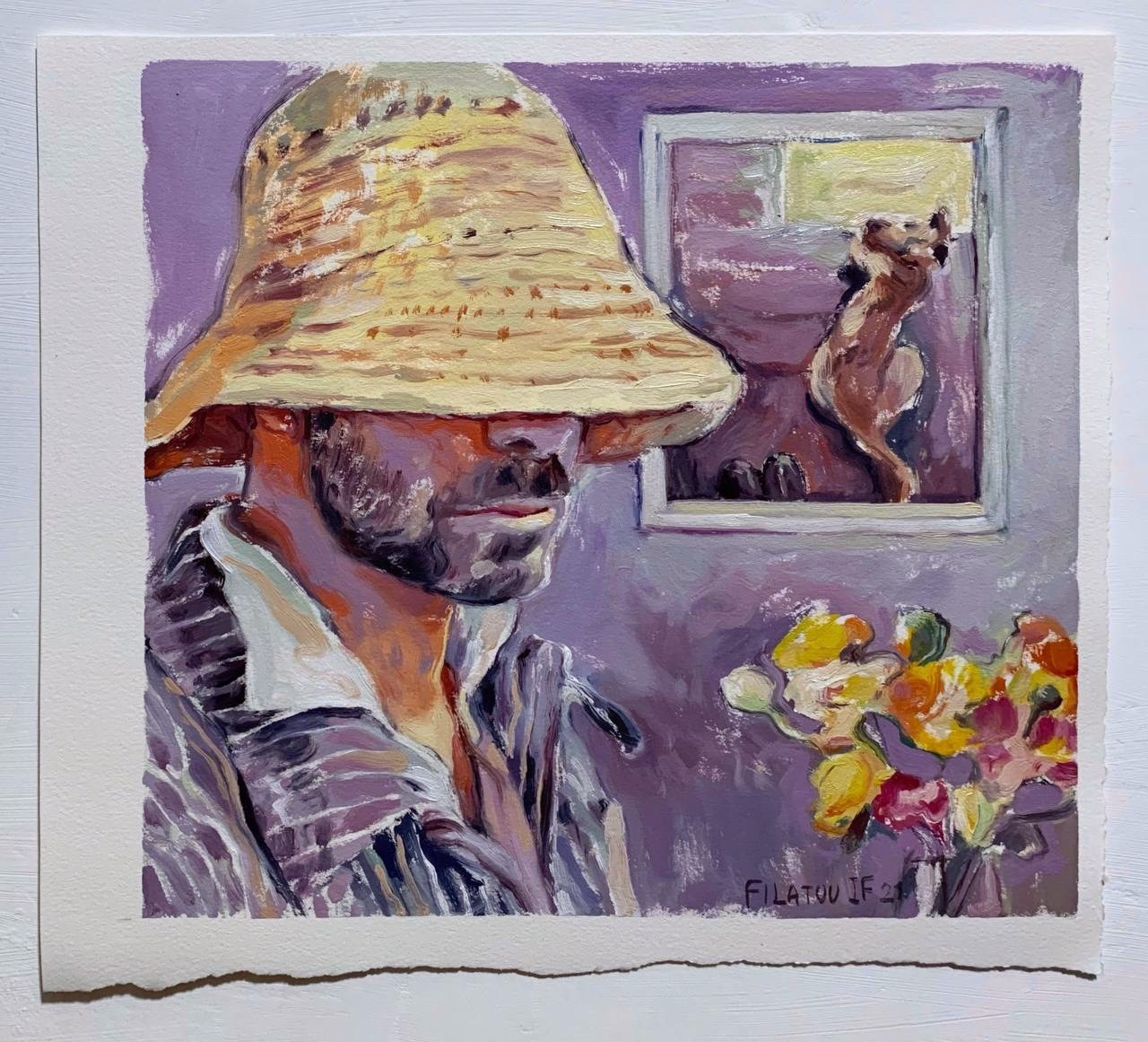 Доступные работы на бумаге (акрил/масло). Визуальный художник Илья Филатов