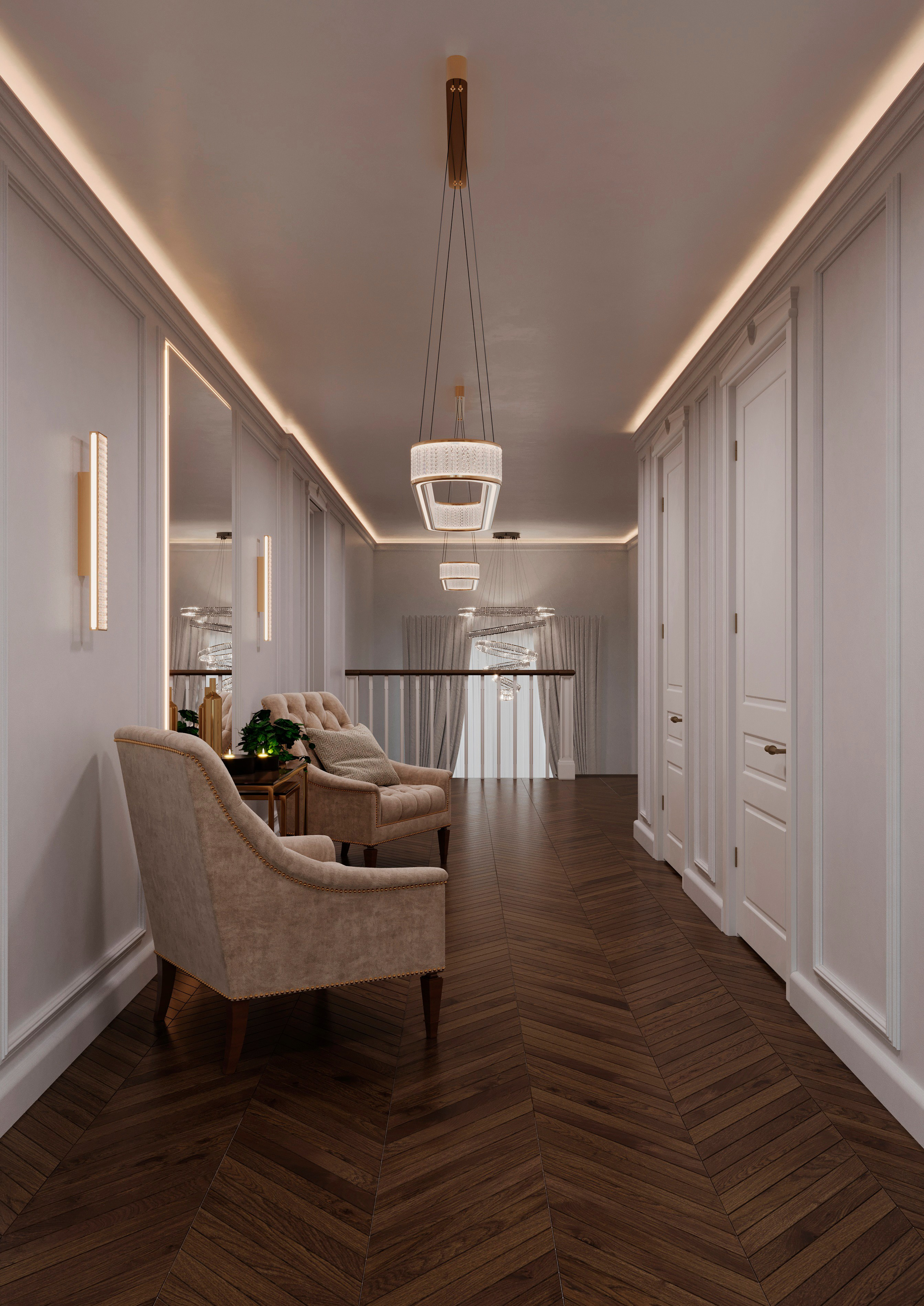 Интерьер дома в классическом стиле г. Пятигорск. Студия интерьерного и ландшафтного дизайна