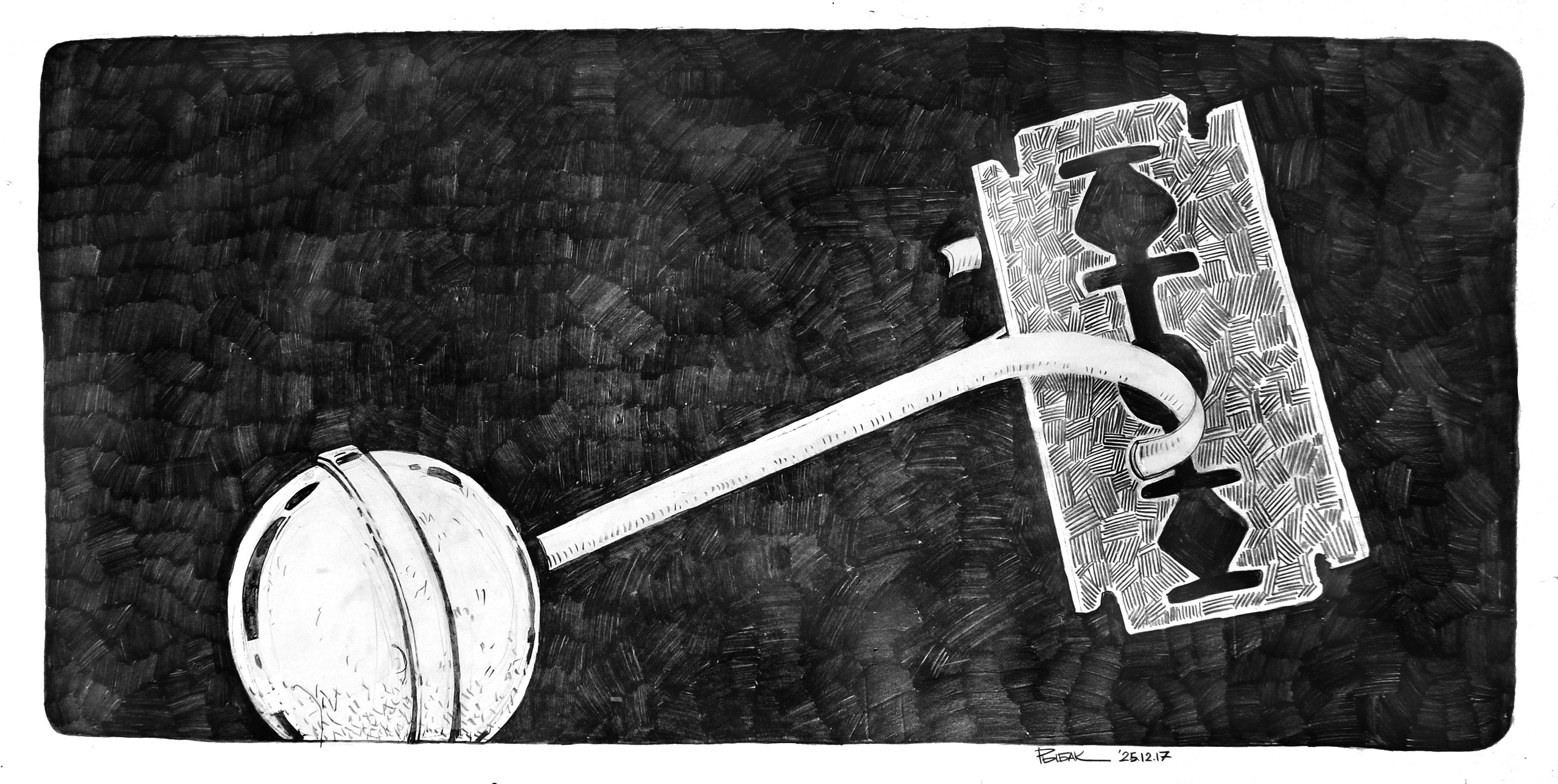 Графика 2017. Художник Рыбак Николай