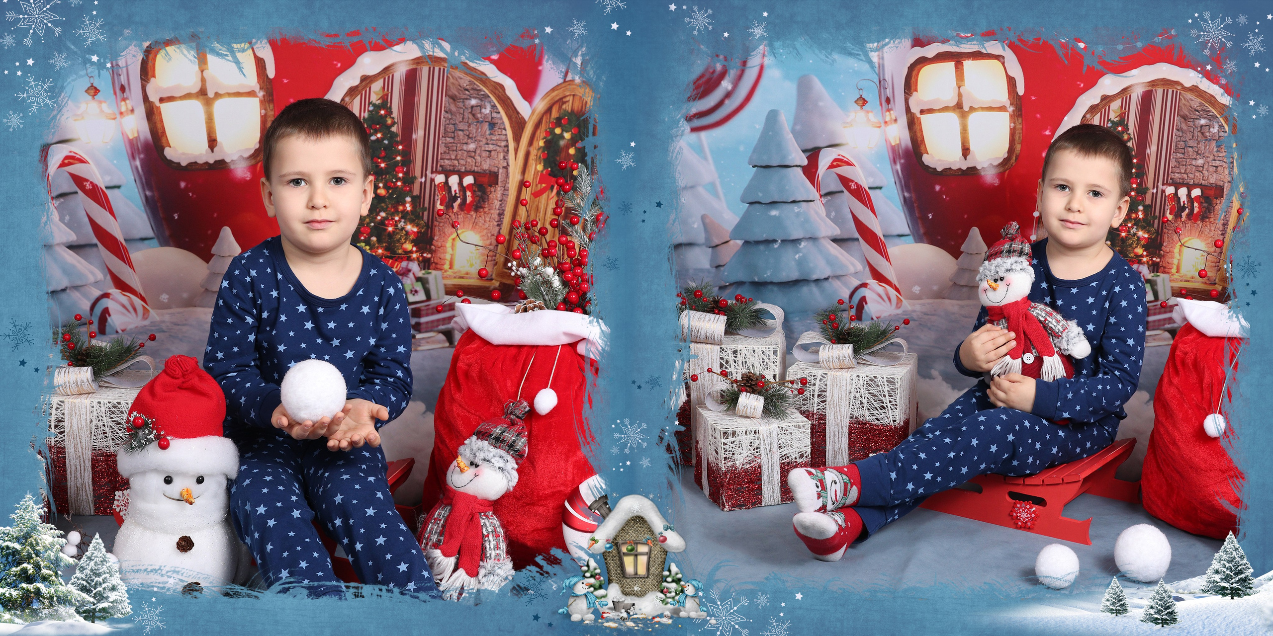 Почта деда Мороза. Детский фотограф в Алматы, виньетки, выпускной альбом Алматы