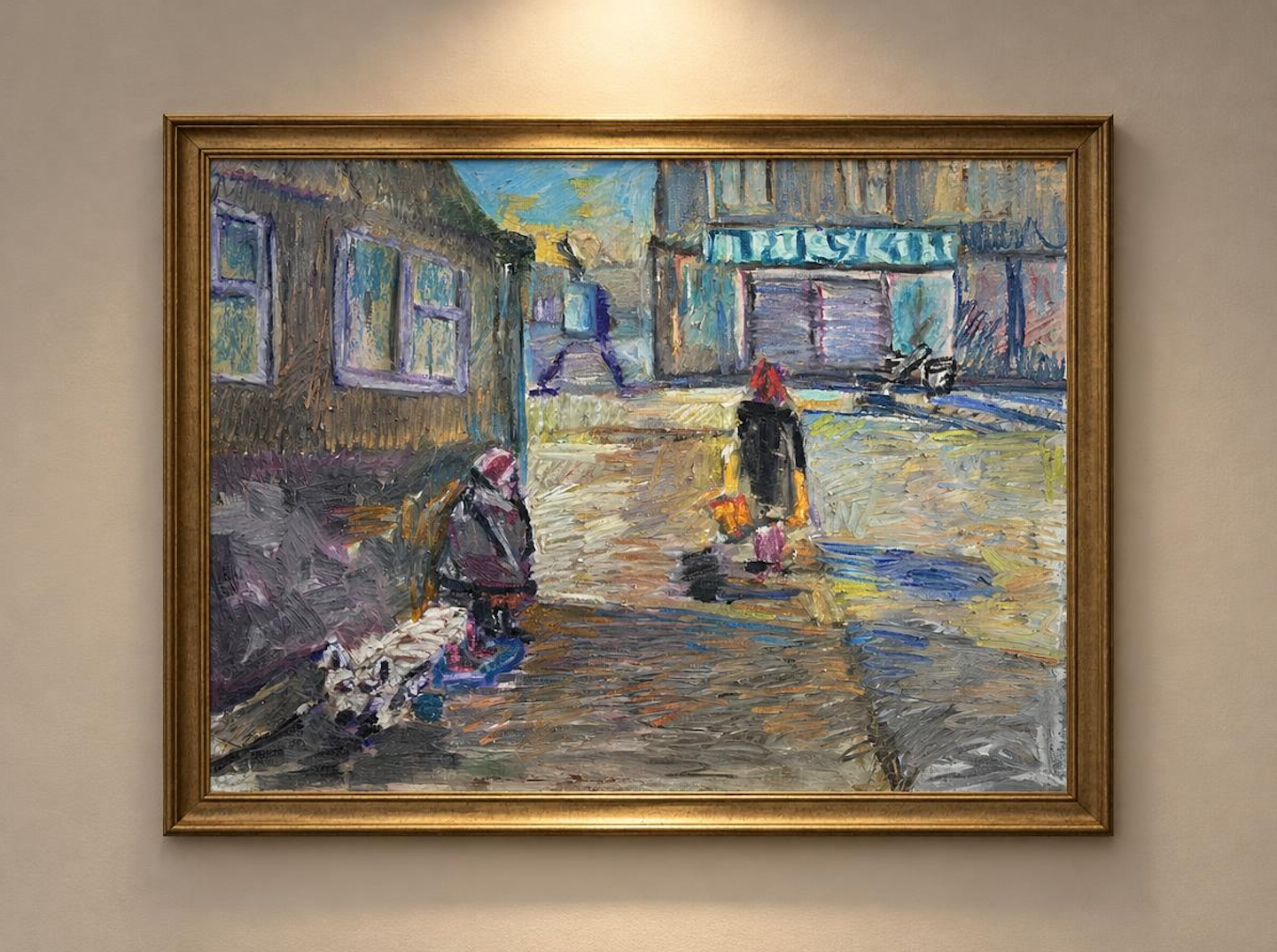Заказать картину маслом на холсте "Разочарование (152)". Социальная картина Р. Оганян
