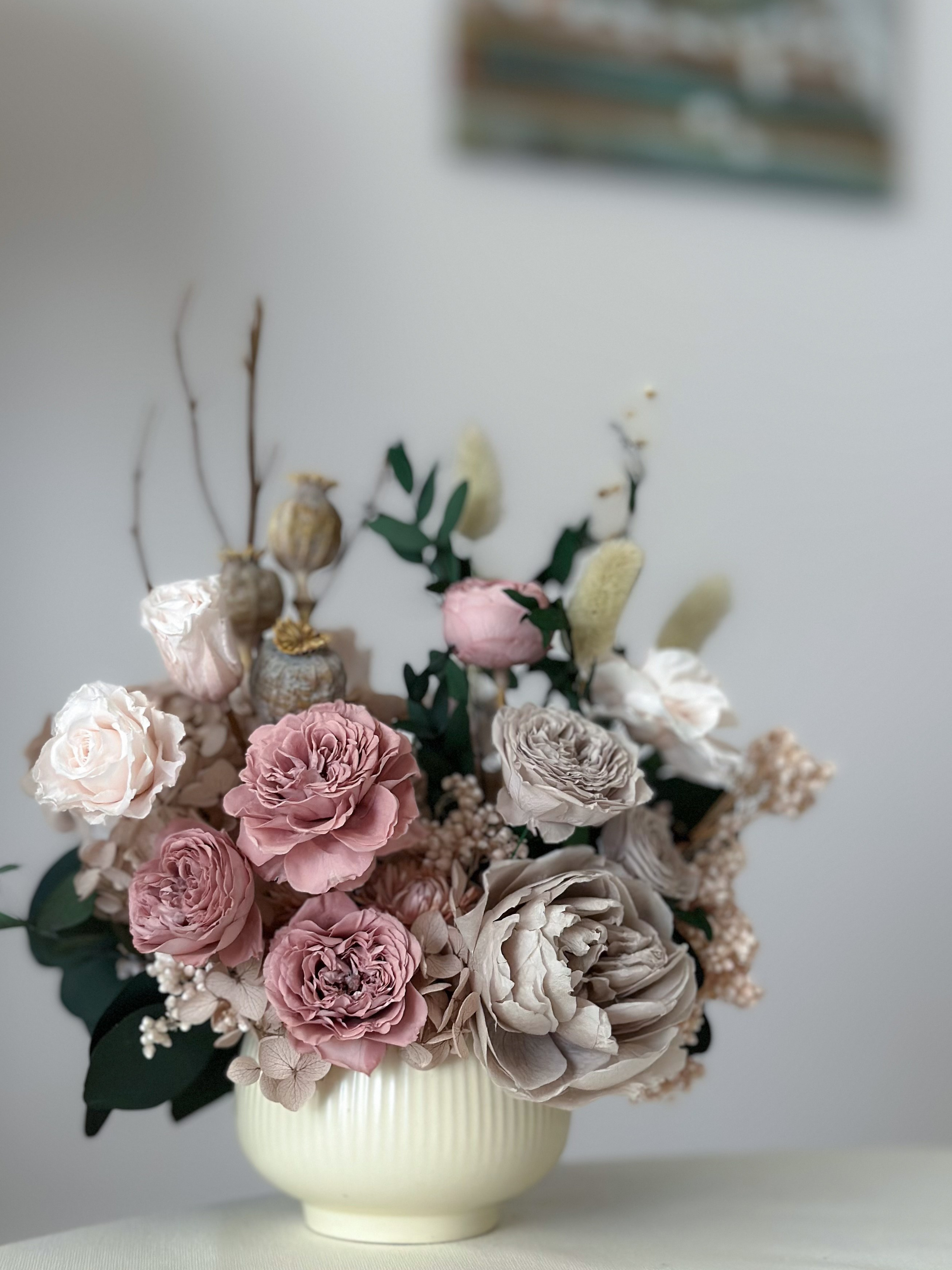 Витрина. Стабилизированные цветы Букеты Москва