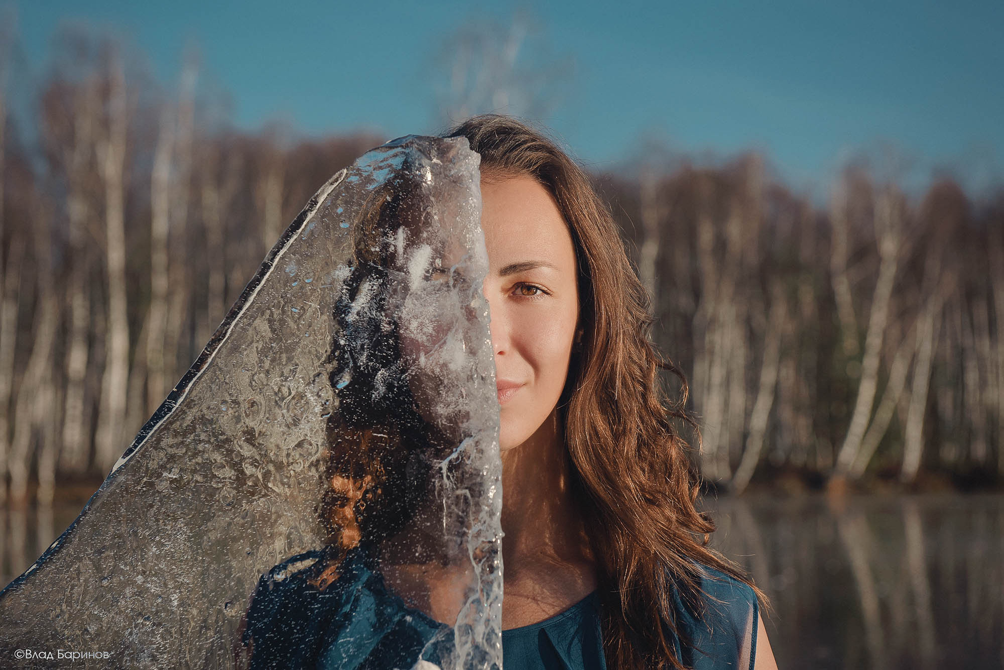 фотосессия со льдом в Нижнем Новгороде
