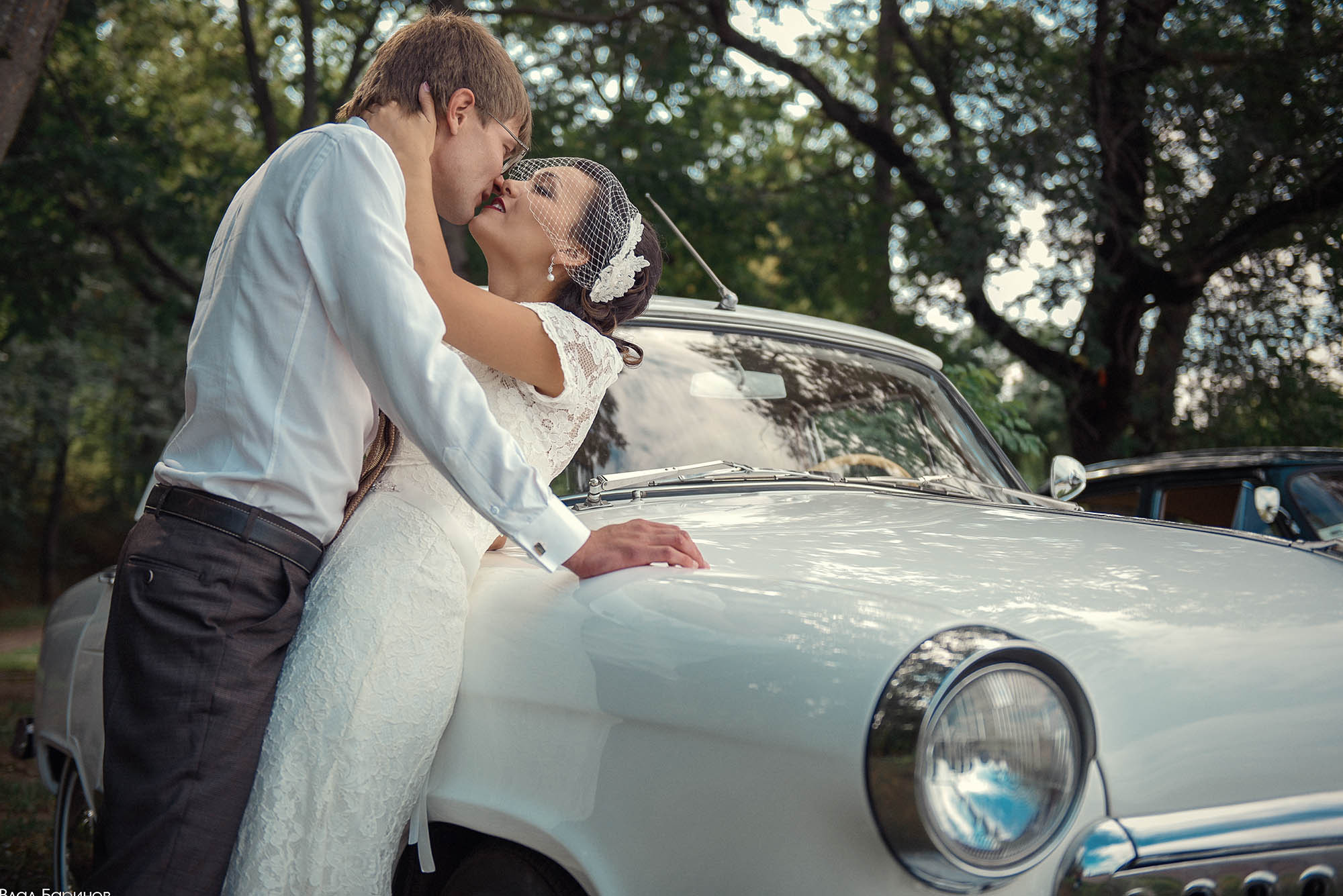 Свадебная фотосессия в ретро стиле