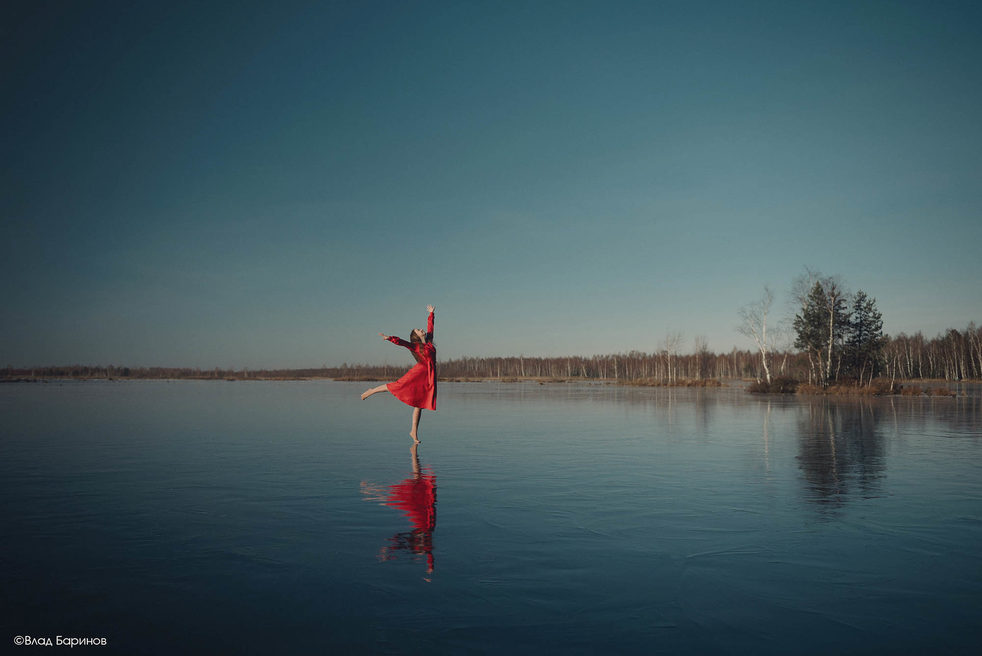 фотосессия на льду в Нижнем Новгороде