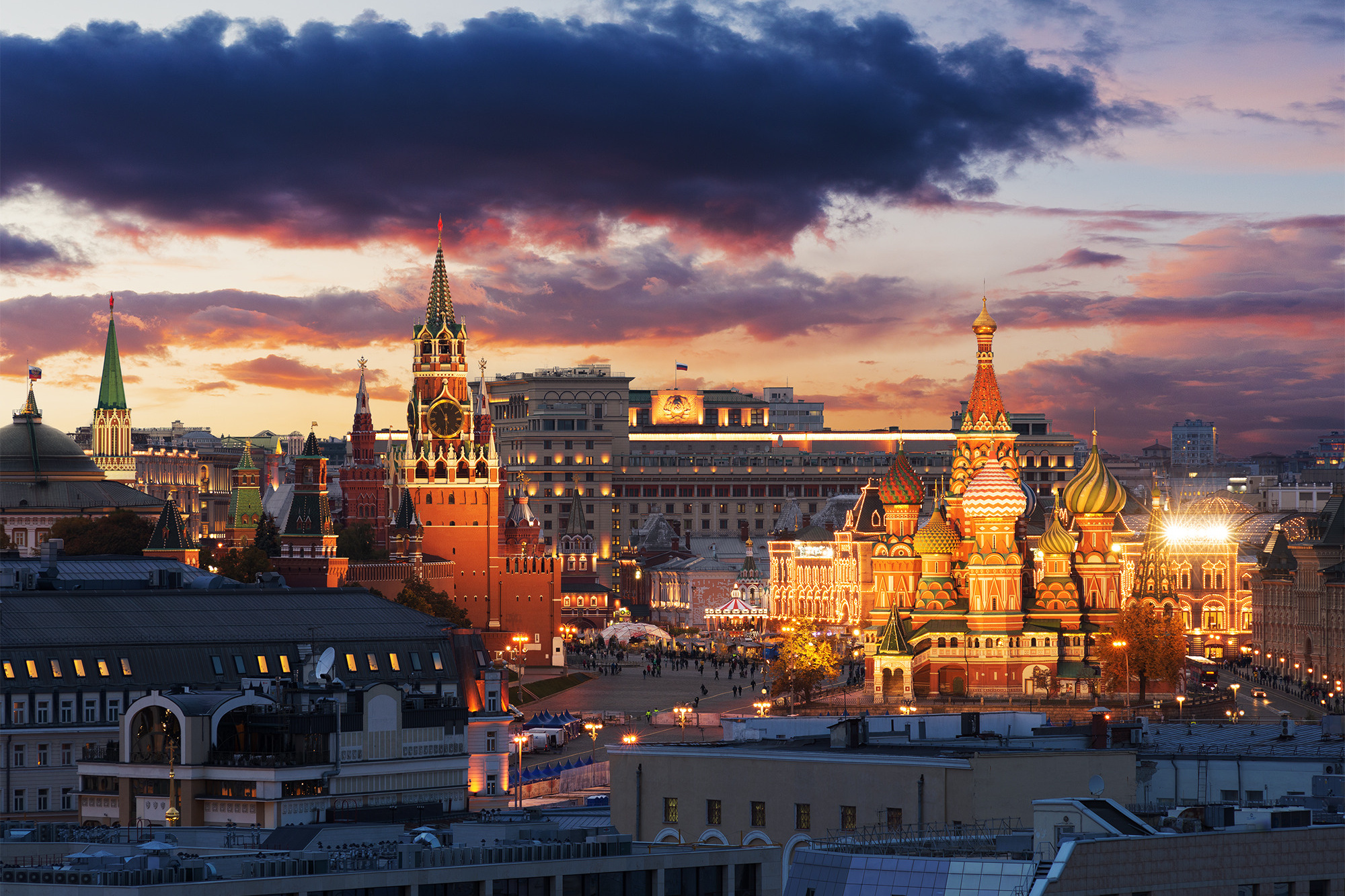 Видовая съемка Кремля в теле-объектив