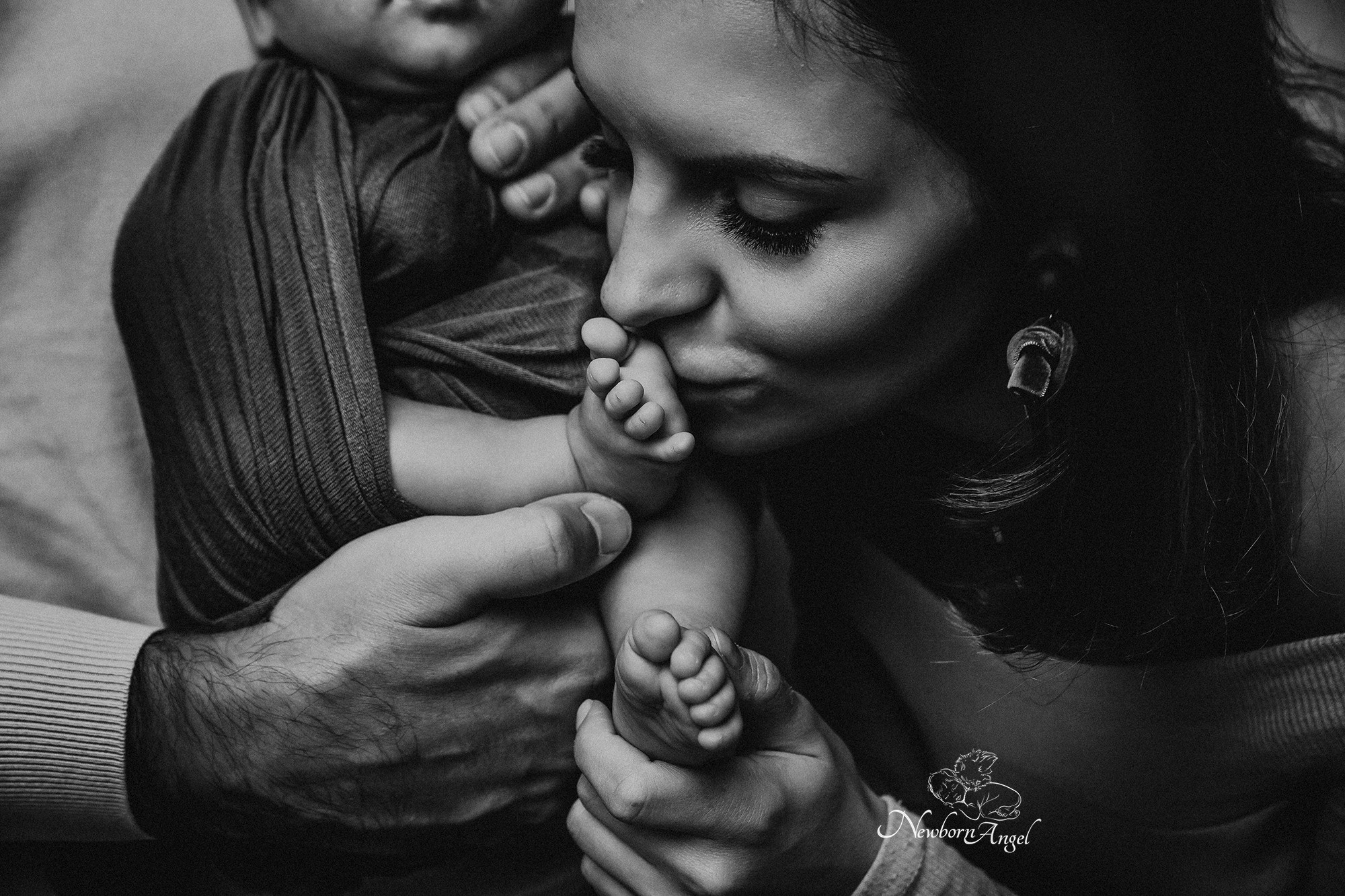 Семейные фотосессии. Фотосессия новорожденного в Москве Newborn Angel