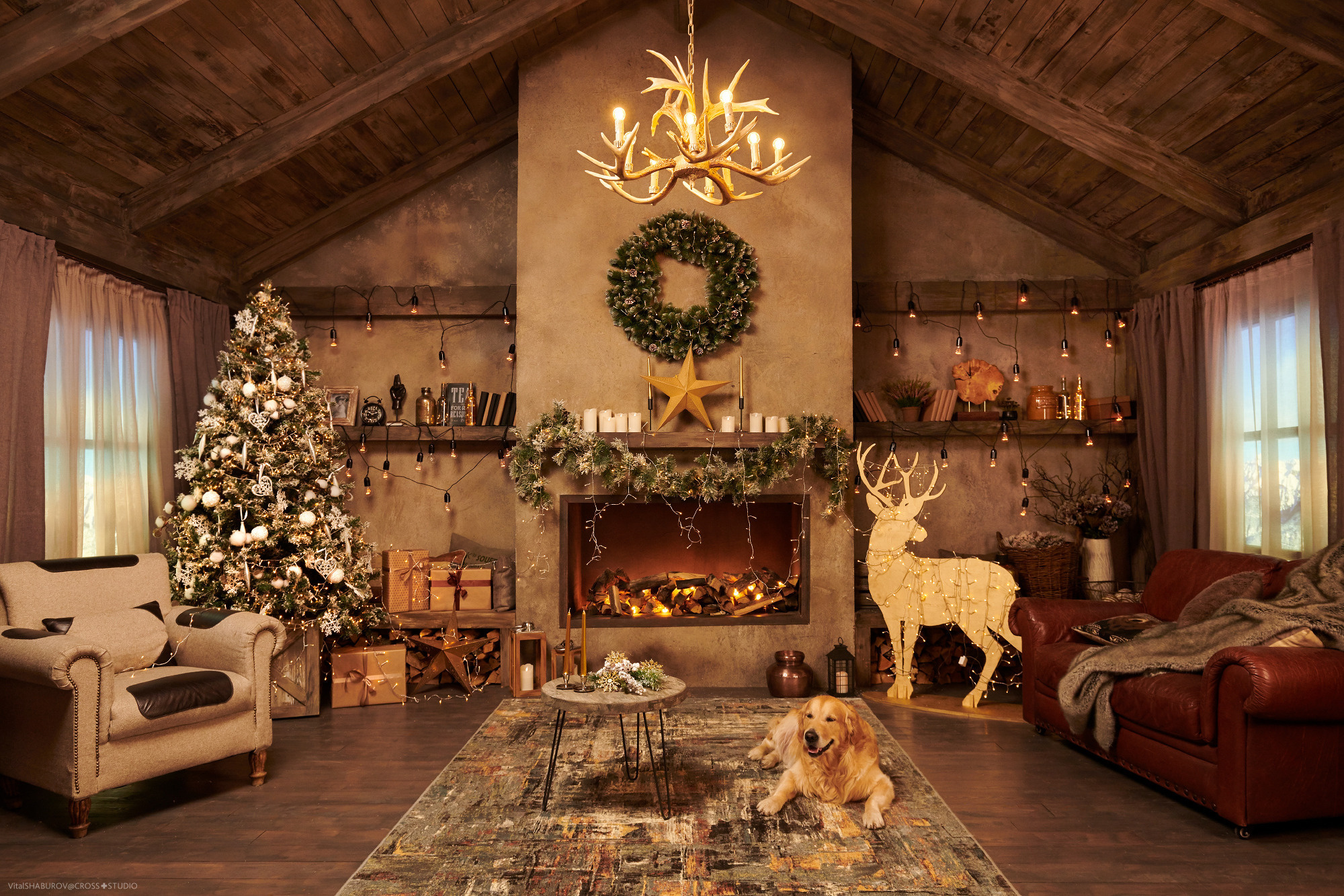 Новогодняя фотосессия в Москве. Свадебный и репортажный фотограф Ольга Шевелёва
