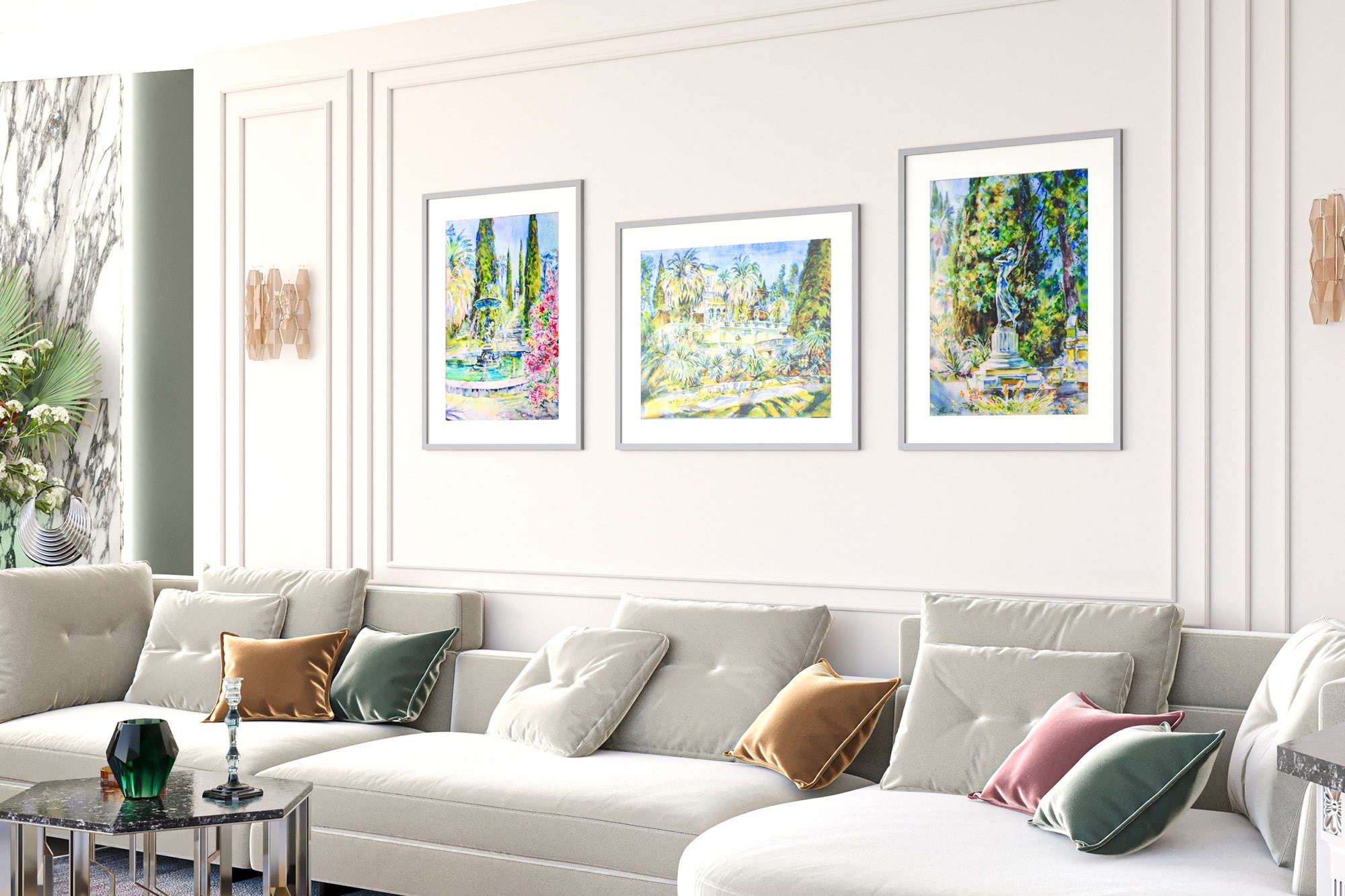 Сочинский Дендрарий. Танцовшица. Свет акварели Галины Поплавской