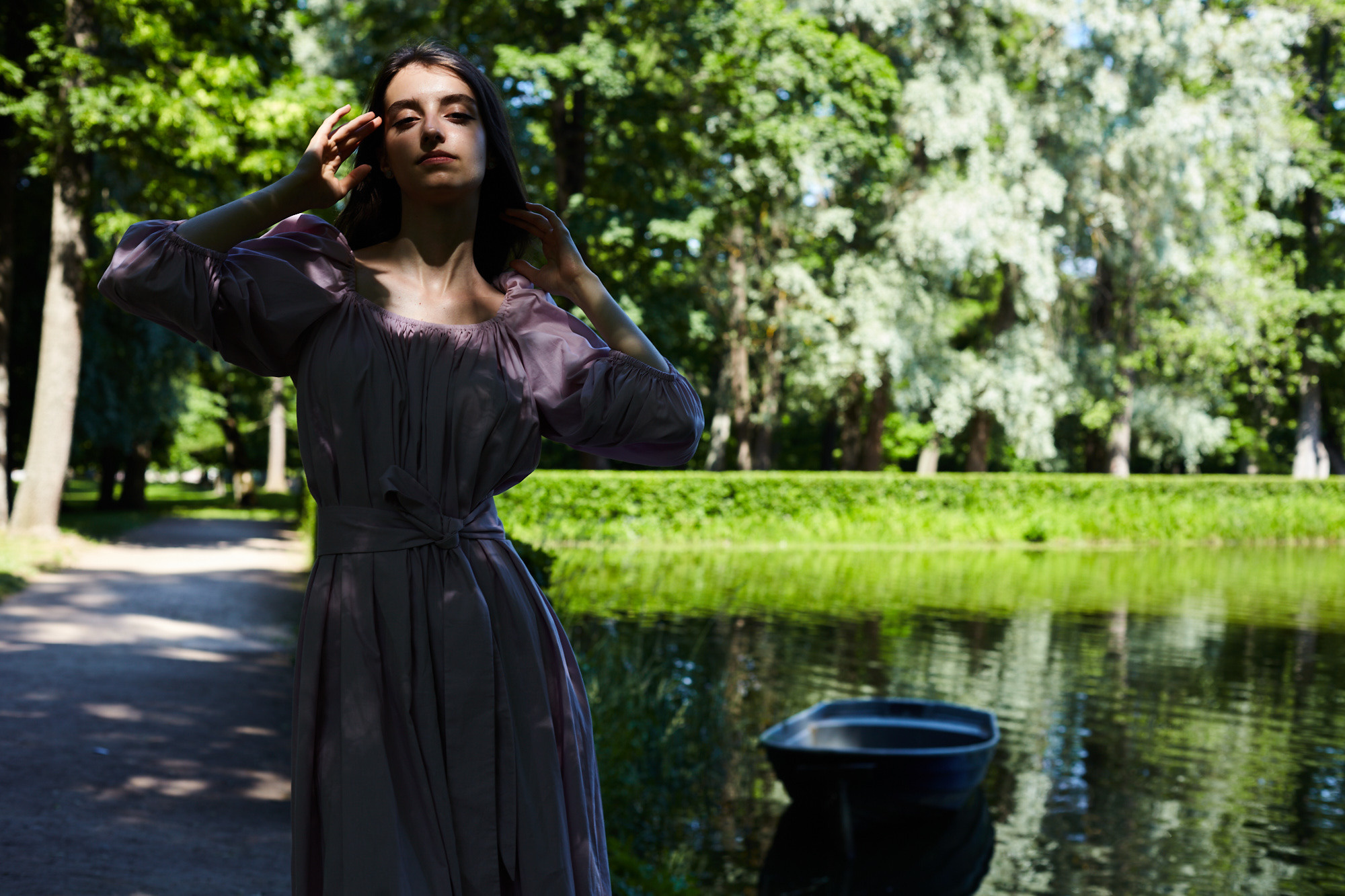 День в Петергофе. Одежда из Санкт-Петербурга СИНИОКО