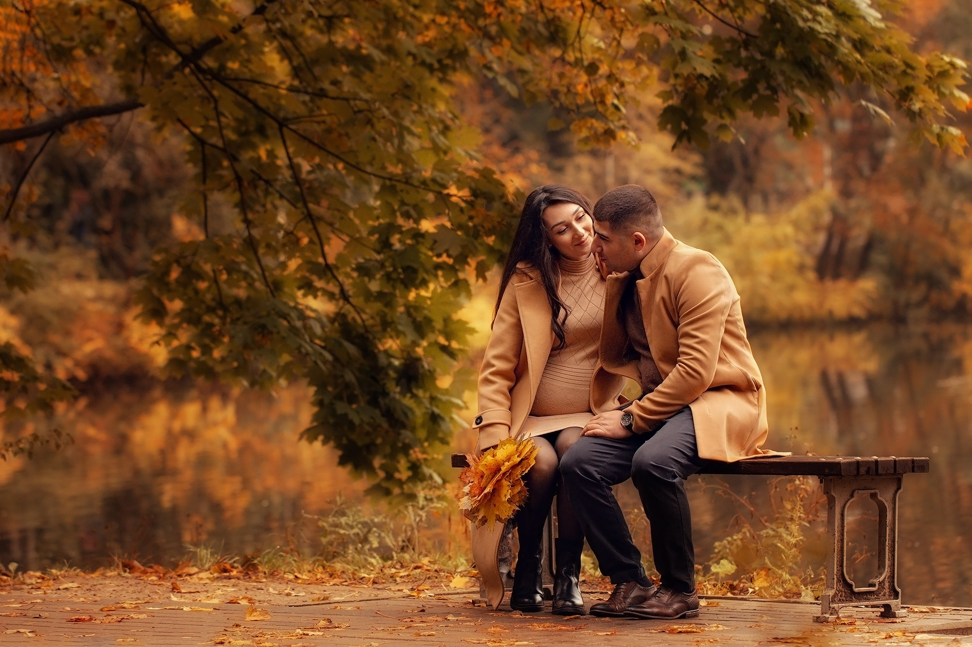 Прогулка по осеннему парку. Семейный фотограф в Калининграде Надежда Гриднева