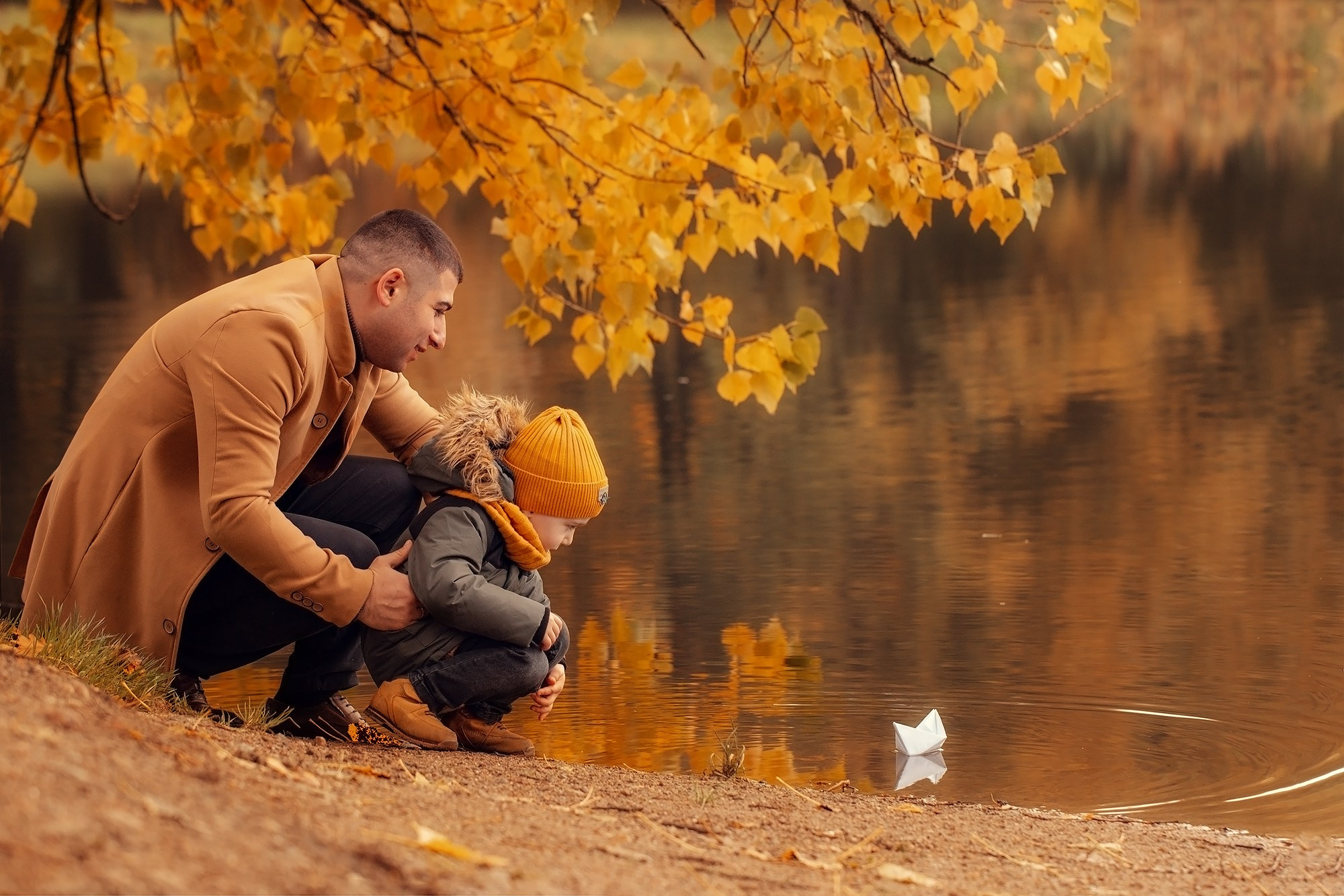 Прогулка по осеннему парку. Семейный фотограф в Калининграде Надежда Гриднева