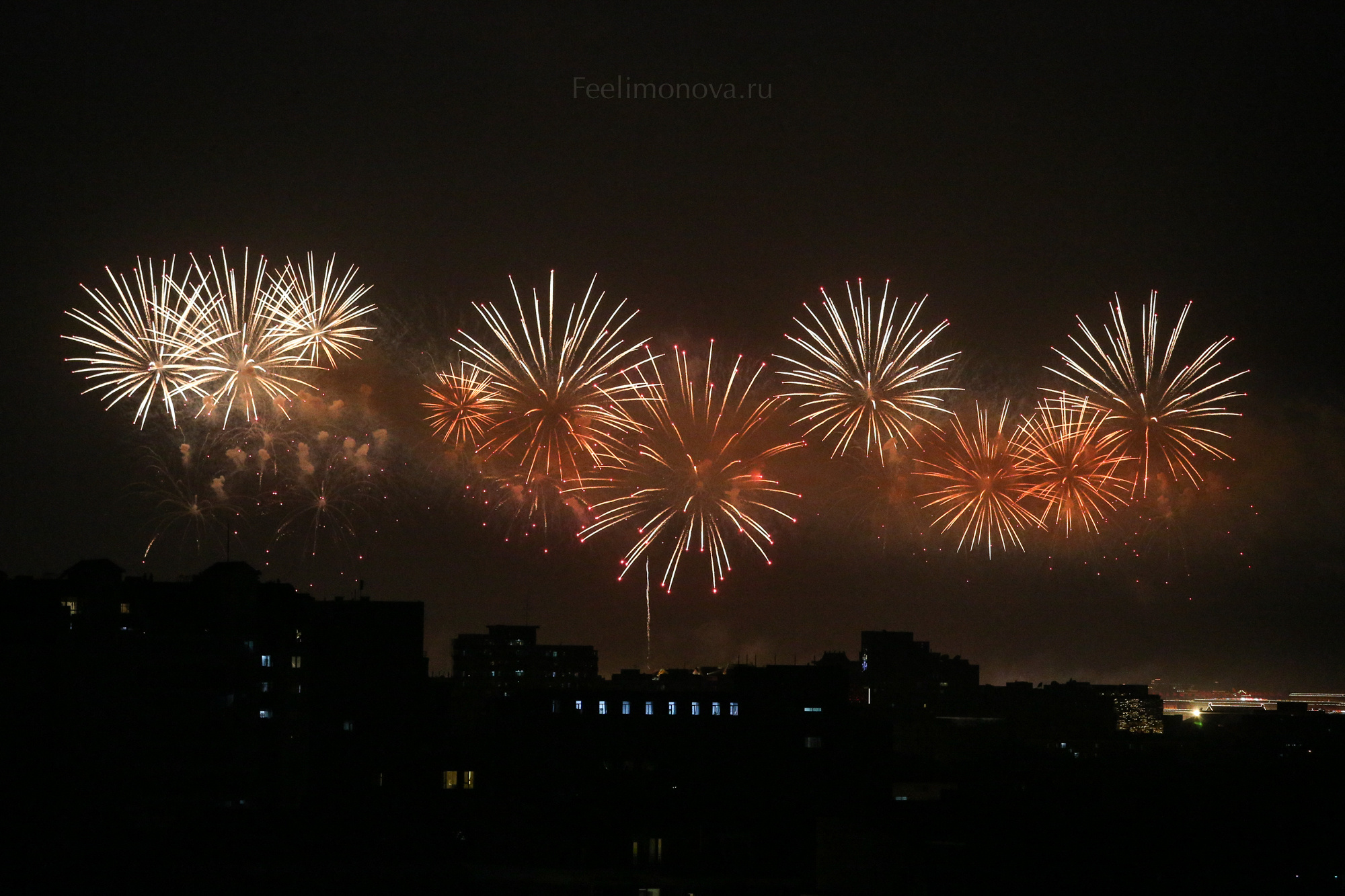 Салют в честь 70-летия КНР. Фотограф Ольга Филимонова