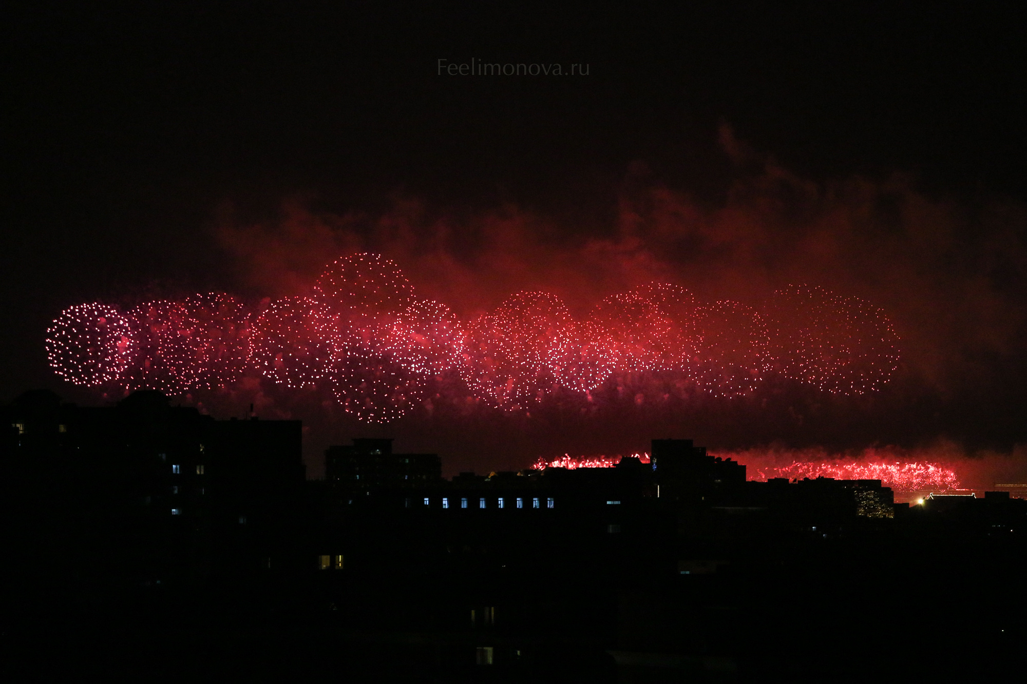 Салют в честь 70-летия КНР. Фотограф Ольга Филимонова
