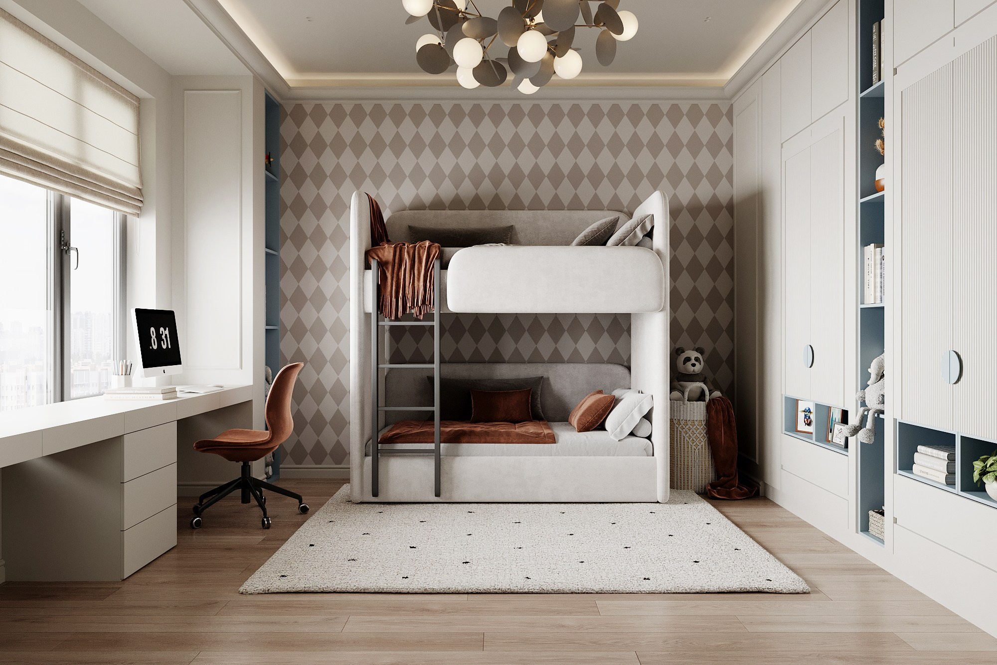 АППАРТАМЕНТЫ F&F / квартира, 145 м². Rezells Architects — студия дизайна жилых и коммерческих интерьеров