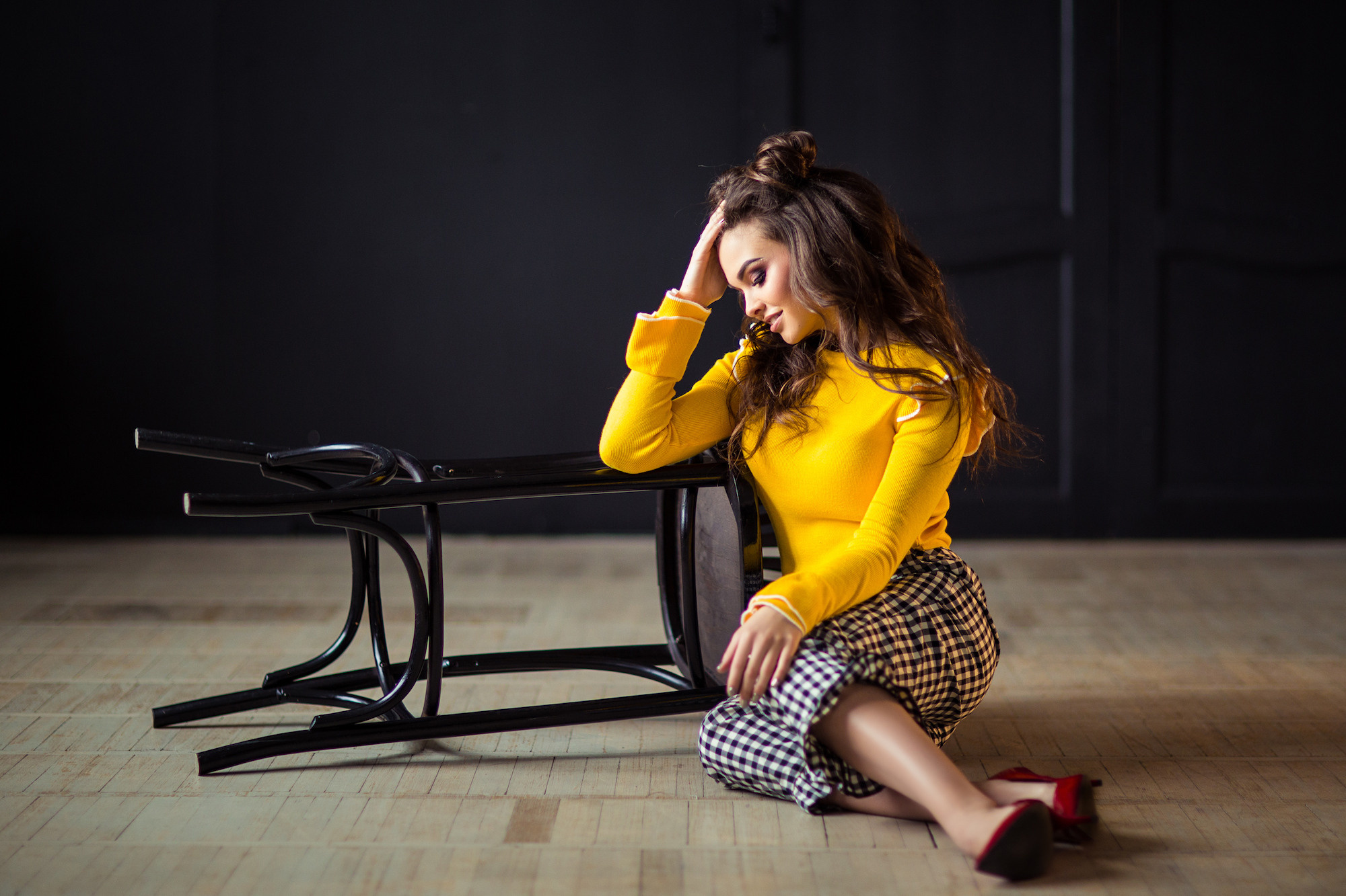 Стильная фотосессия для девушки