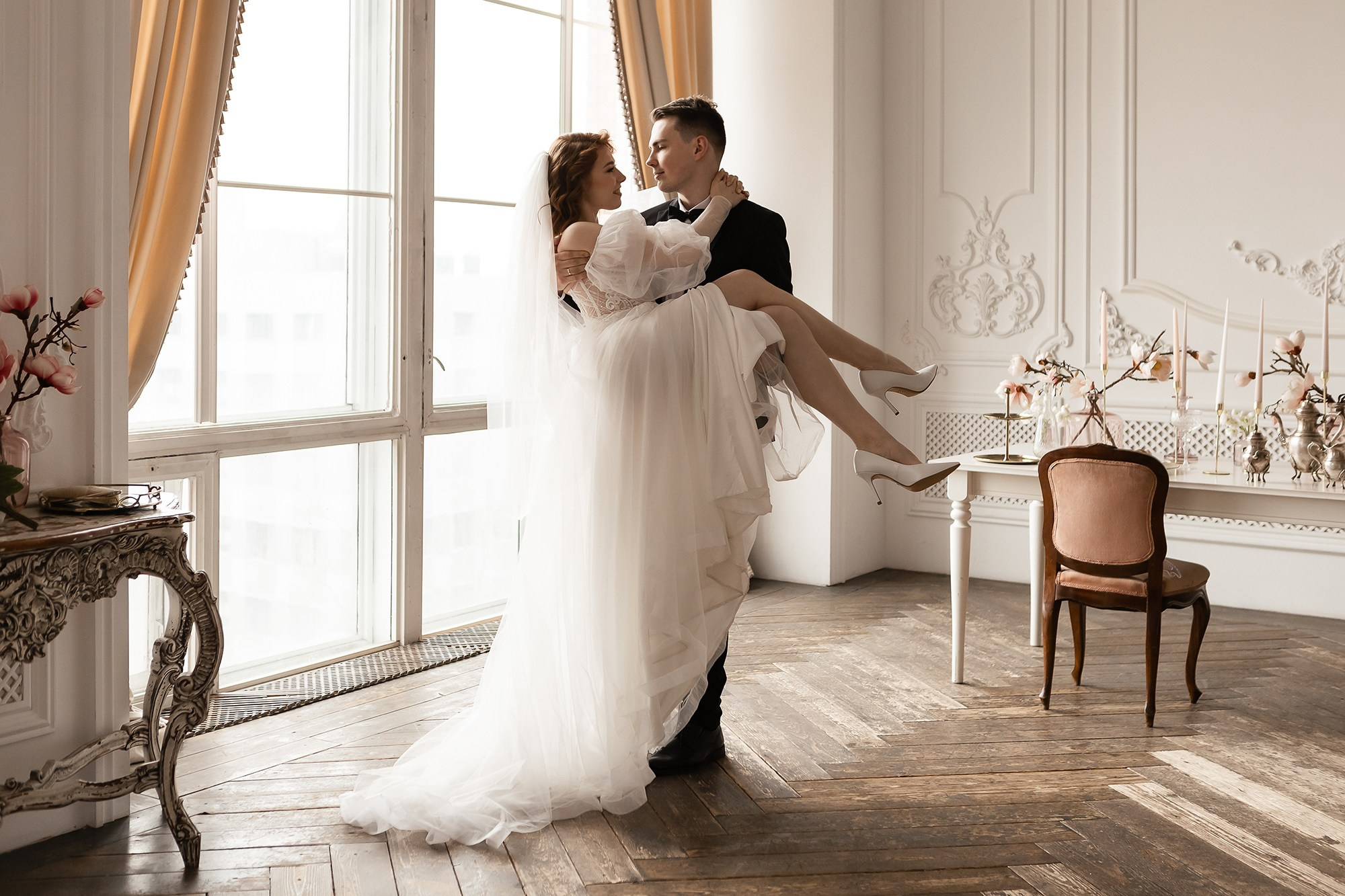 Свадебная фотосессия в студии