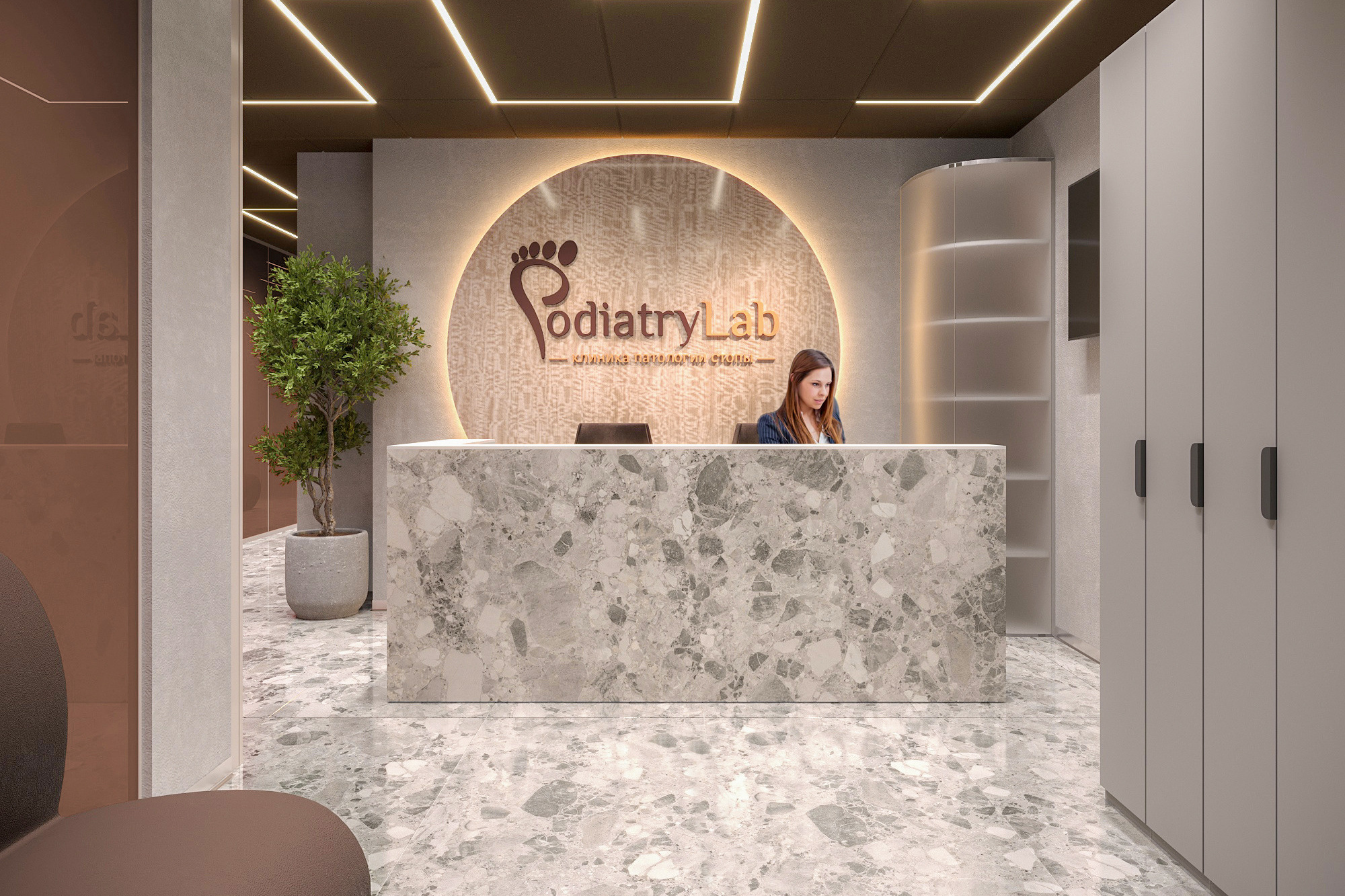 Дизайн интерьеров медицинских учреждений. Архитектурно-дизайнерское бюро ROOMS