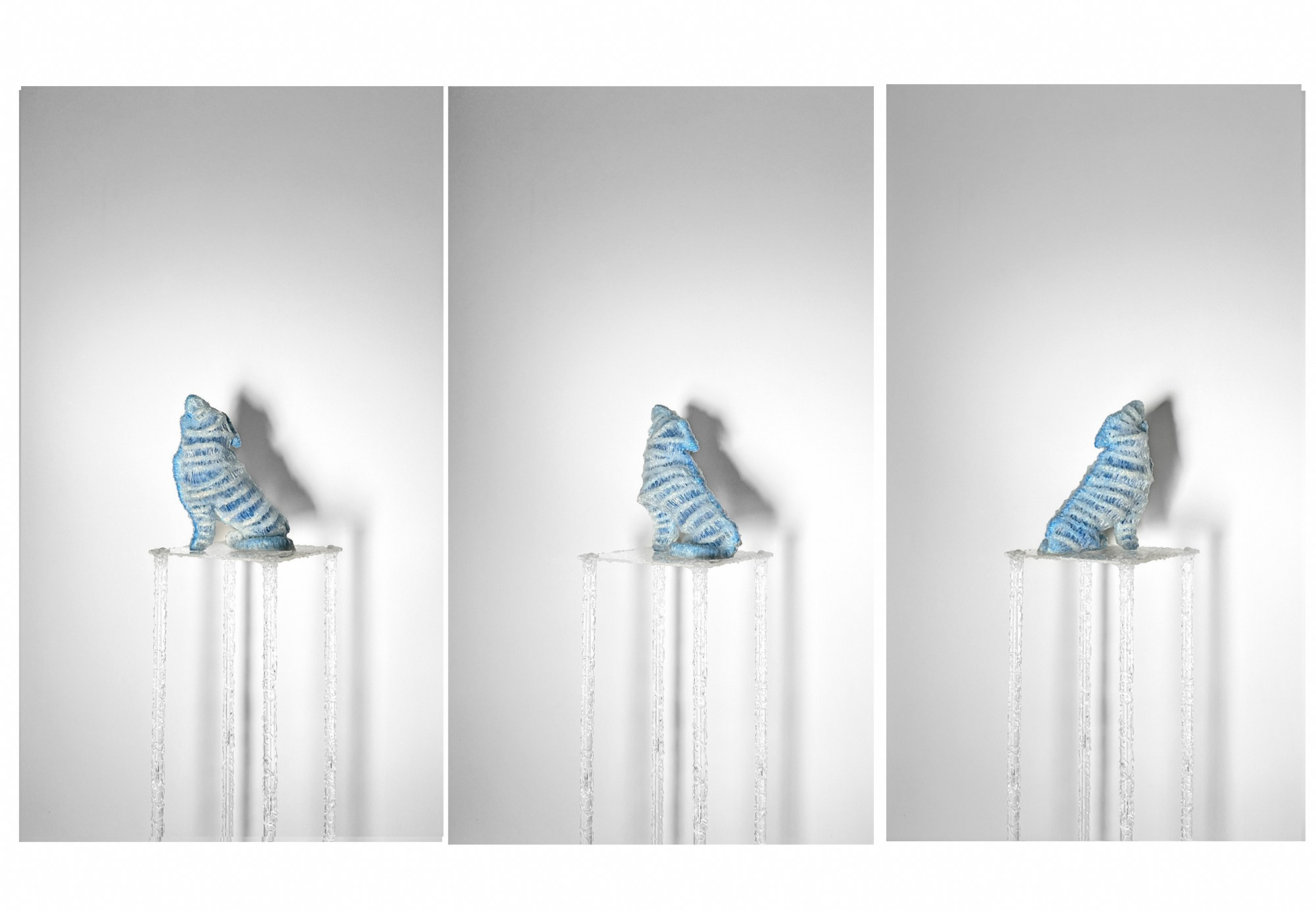 Ghosts. Sculptural objects. Artist Ekaterina Starovoitova