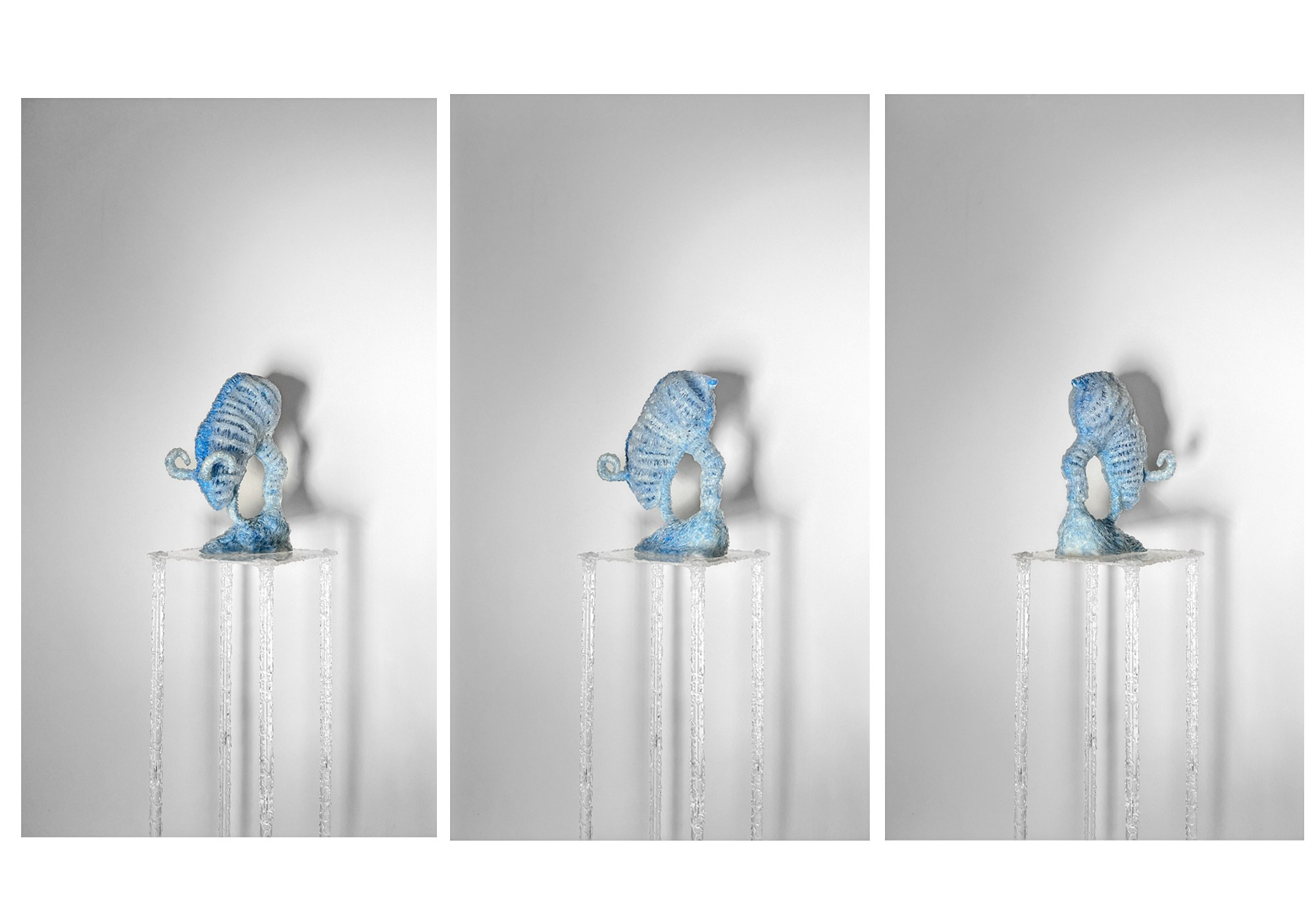 Ghosts. Sculptural objects. Artist Ekaterina Starovoitova