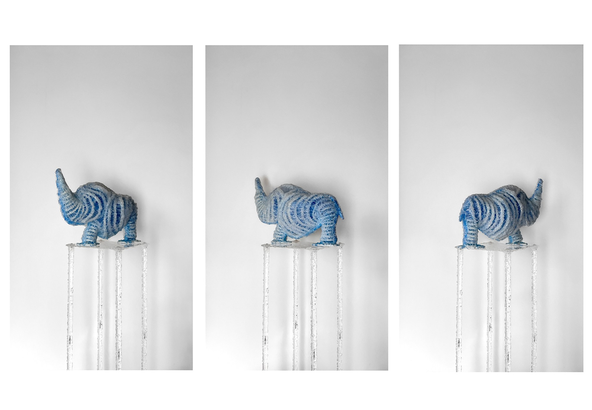Ghosts. Sculptural objects. Artist Ekaterina Starovoitova