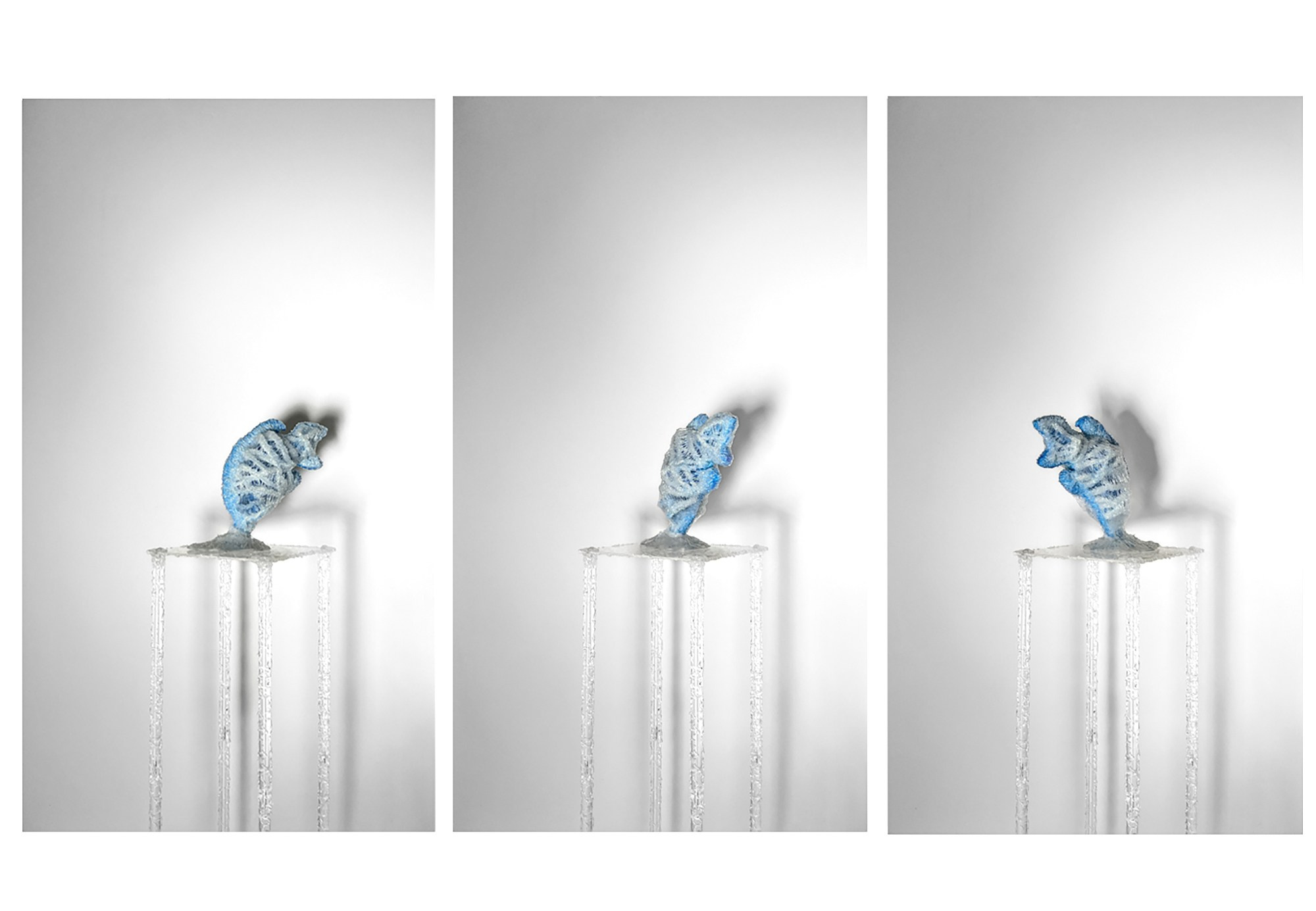 Ghosts. Sculptural objects. Artist Ekaterina Starovoitova
