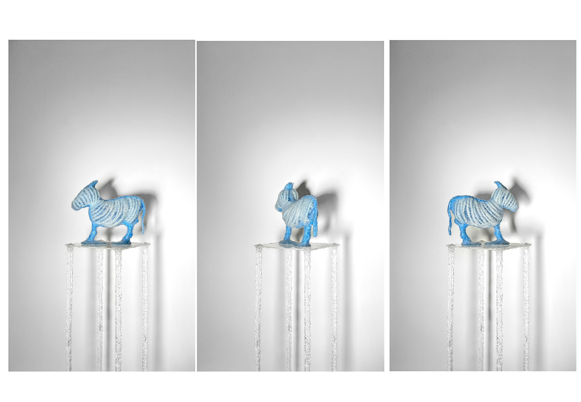 Ghosts. Sculptural objects. Artist Ekaterina Starovoitova