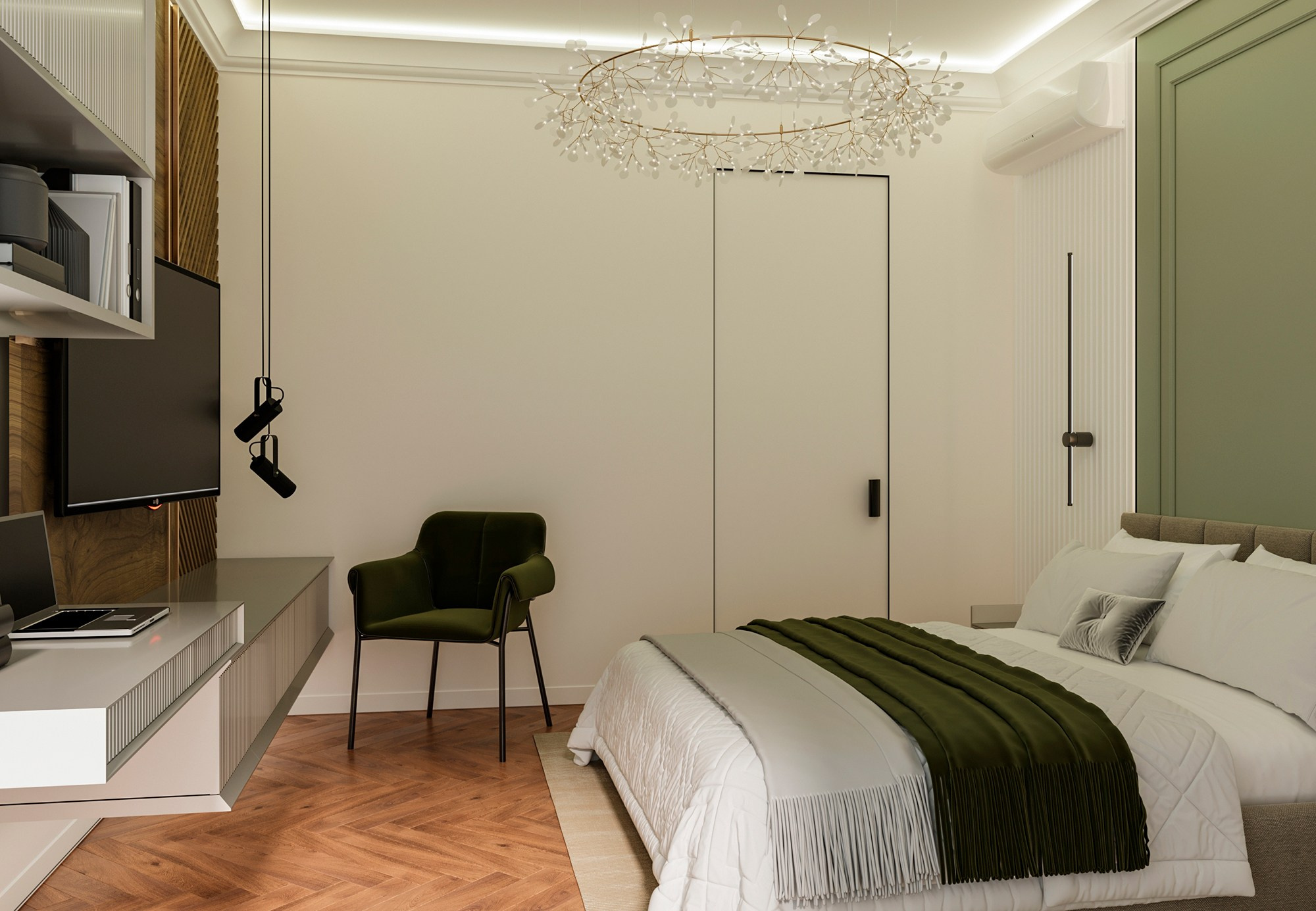 Дизайн-проект квартиры 65 кв. м. в современной классике. Интерьерный дизайнер в Сочи Поплавская Татьяна. Проектирование интерьеров и организация процесса ремонта