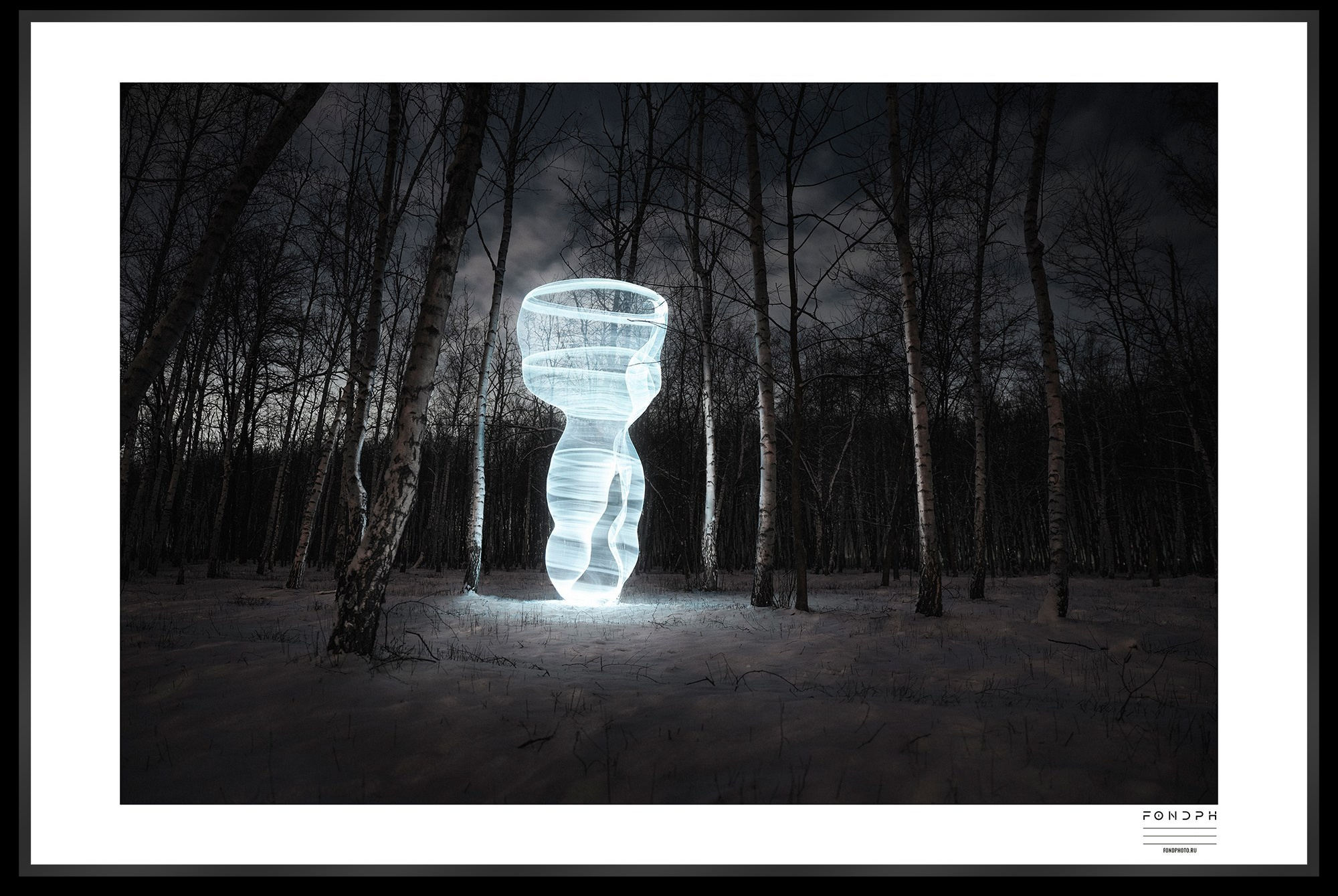 Лимитированные принты Light Sculptures. Ночной арт фотограф Савенко Сергей Ростов-на-Дону FONDphoto FONDph