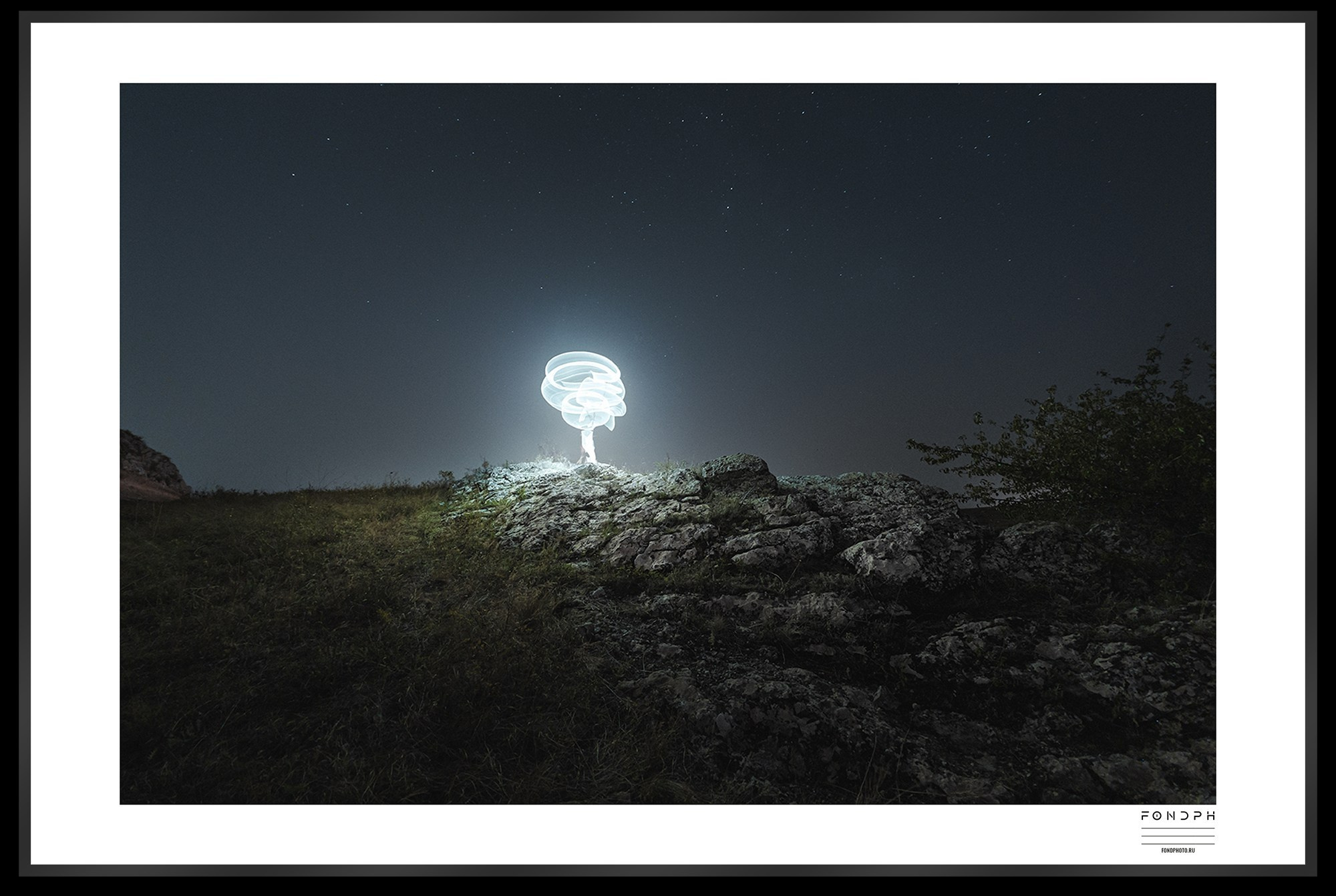 Лимитированные принты Light Sculptures. Ночной арт фотограф Савенко Сергей Ростов-на-Дону FONDphoto FONDph