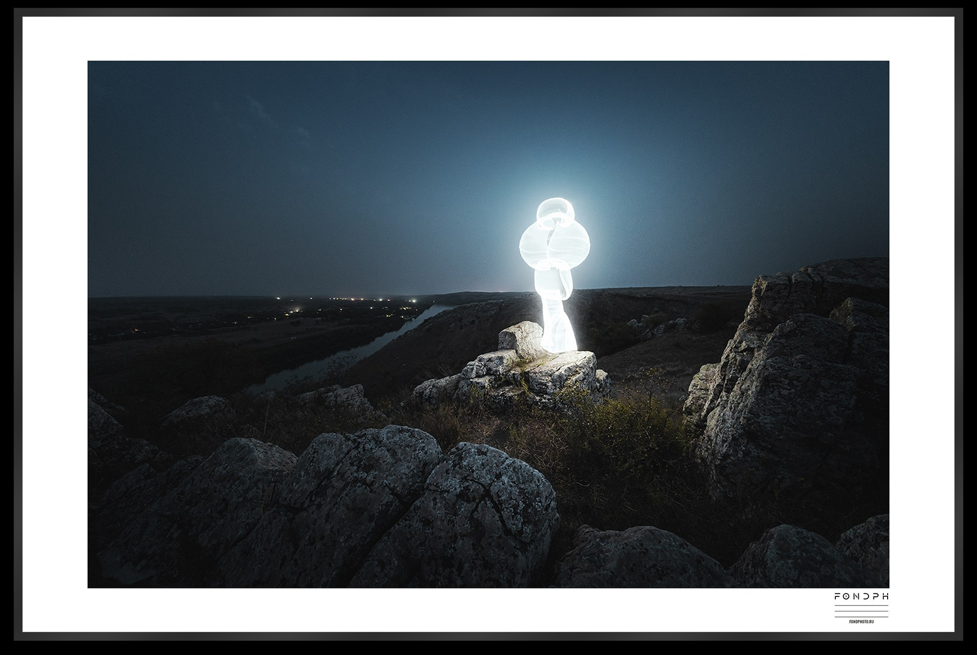 Лимитированные принты Light Sculptures. Ночной арт фотограф Савенко Сергей Ростов-на-Дону FONDphoto FONDph