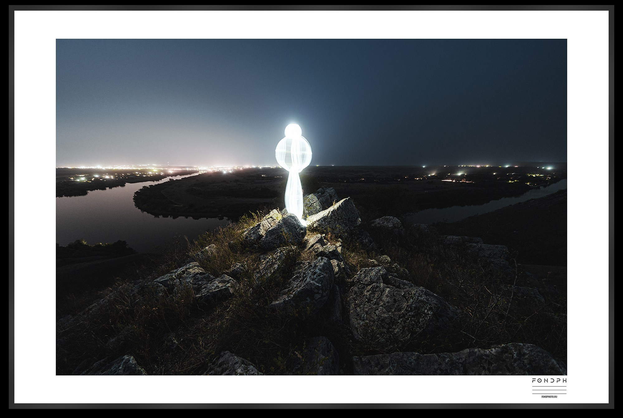 Лимитированные принты Light Sculptures. Ночной арт фотограф Савенко Сергей Ростов-на-Дону FONDphoto FONDph