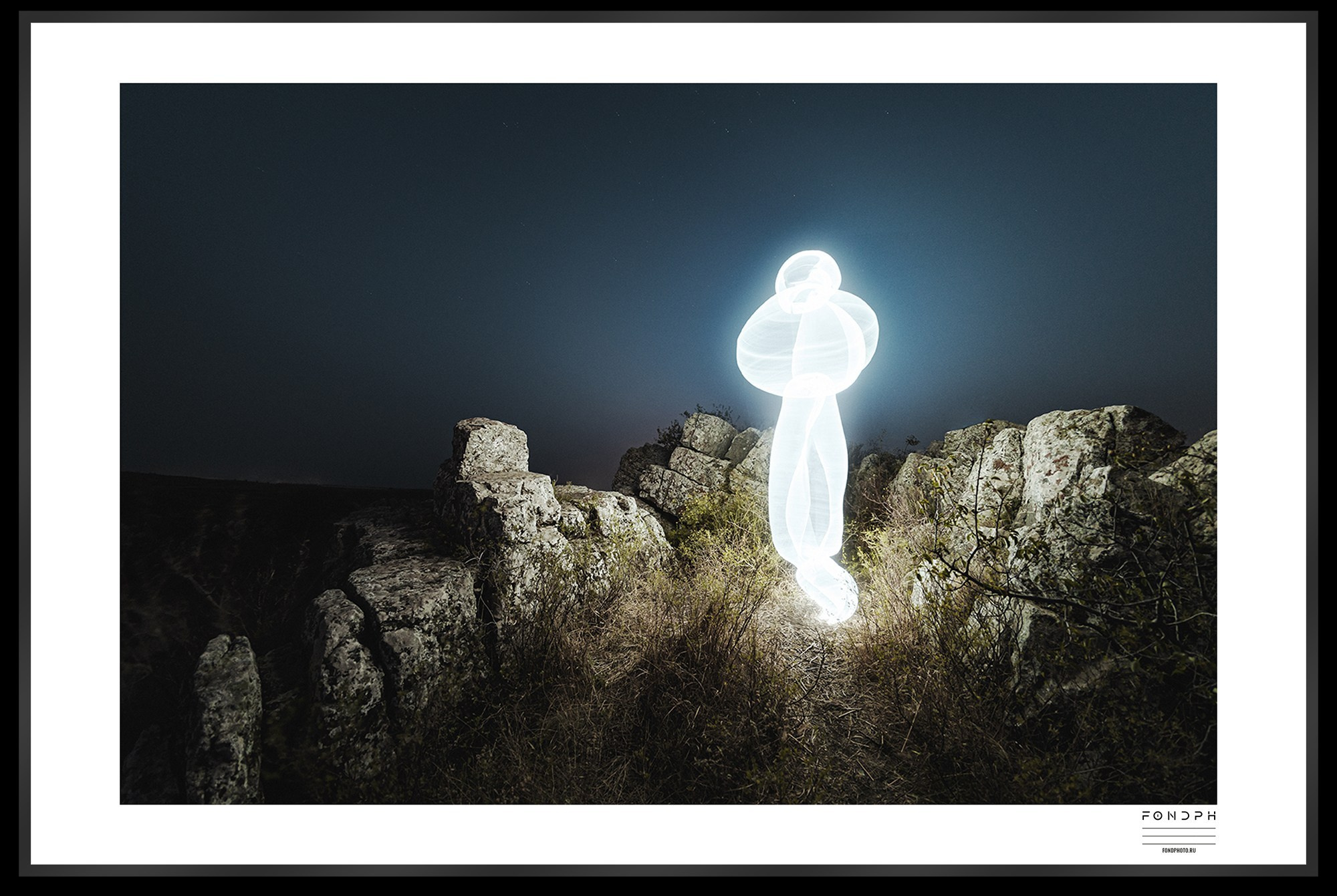 Лимитированные принты Light Sculptures. Ночной арт фотограф Савенко Сергей Ростов-на-Дону FONDphoto FONDph