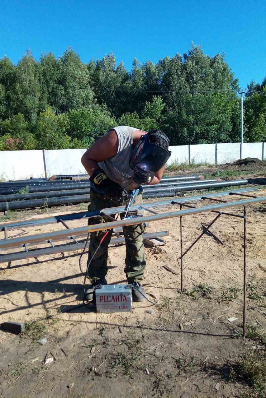Фотографии рабочего процесса. Монолитное строительство домов в Самаре