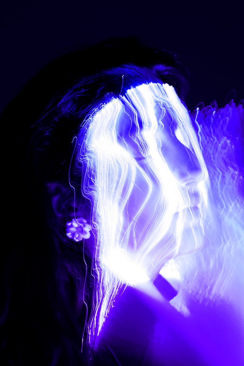 креативный свет в портрете