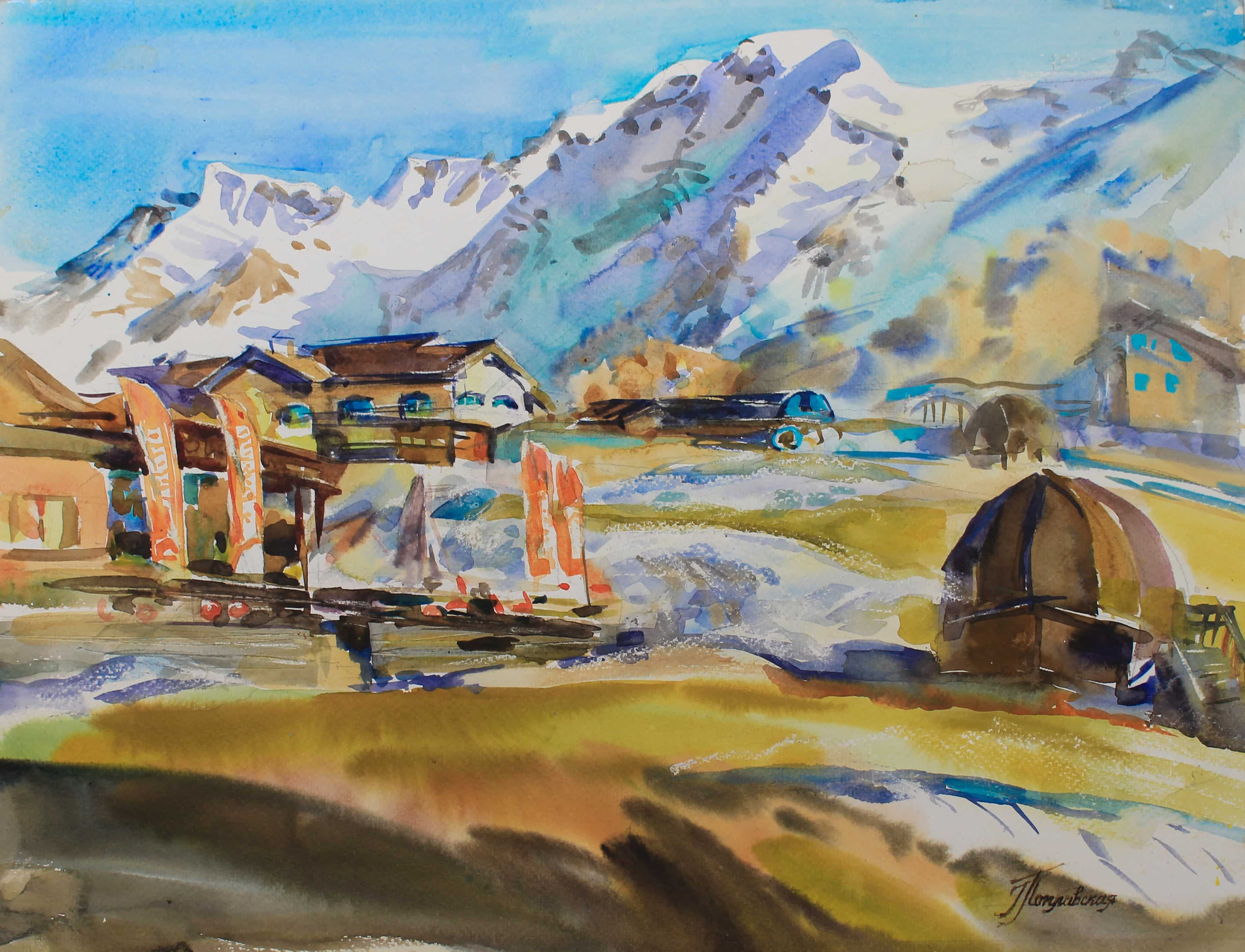 «Чистый воздух». Свет акварели Галины Поплавской