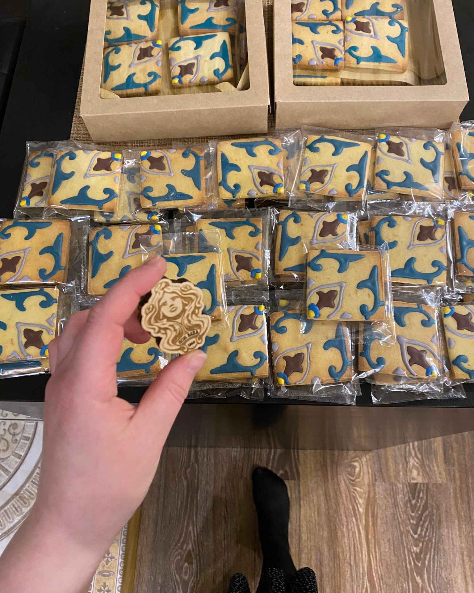 Форма для печенья № 1. Метлахская плитка парадных Санкт-Петербурга