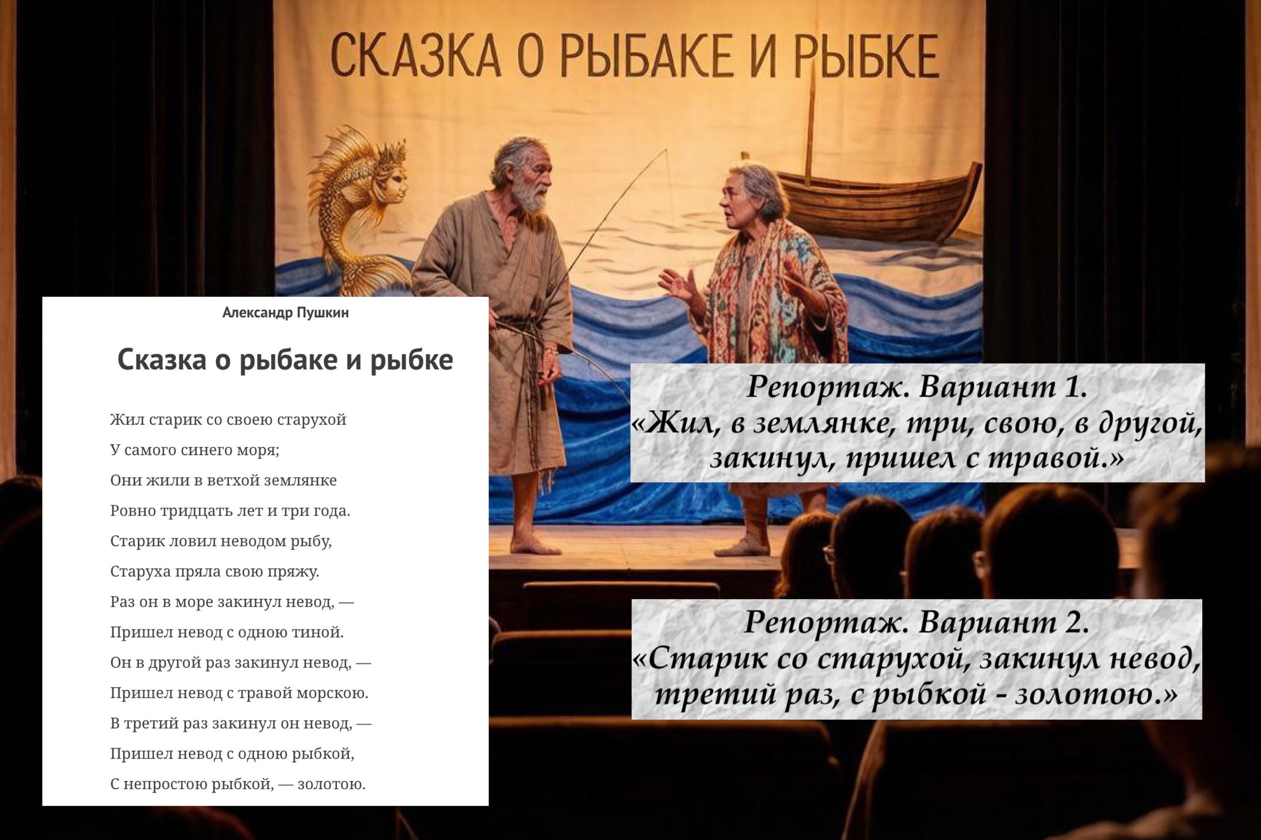 О театральном фоторепортаже