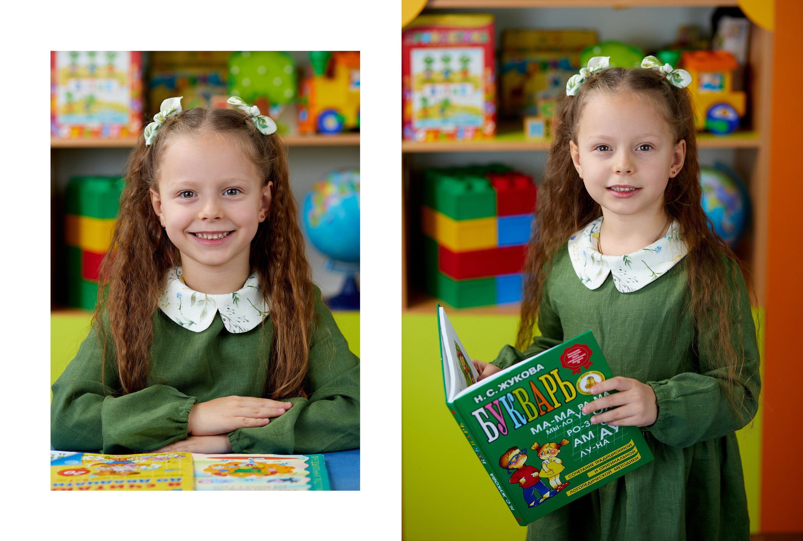 персональный разворот большие портреты выпускника детского сада 