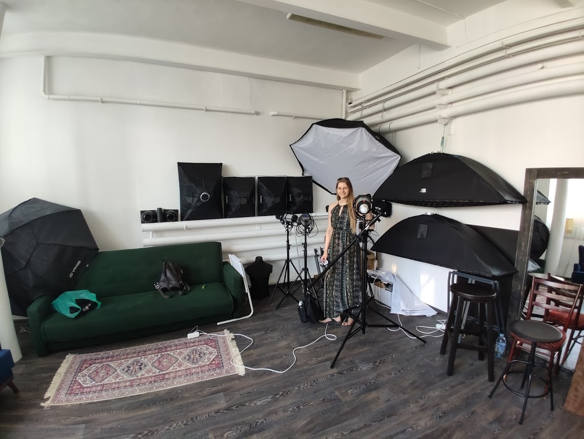 оборудование в фотостудии Елены Яворской
