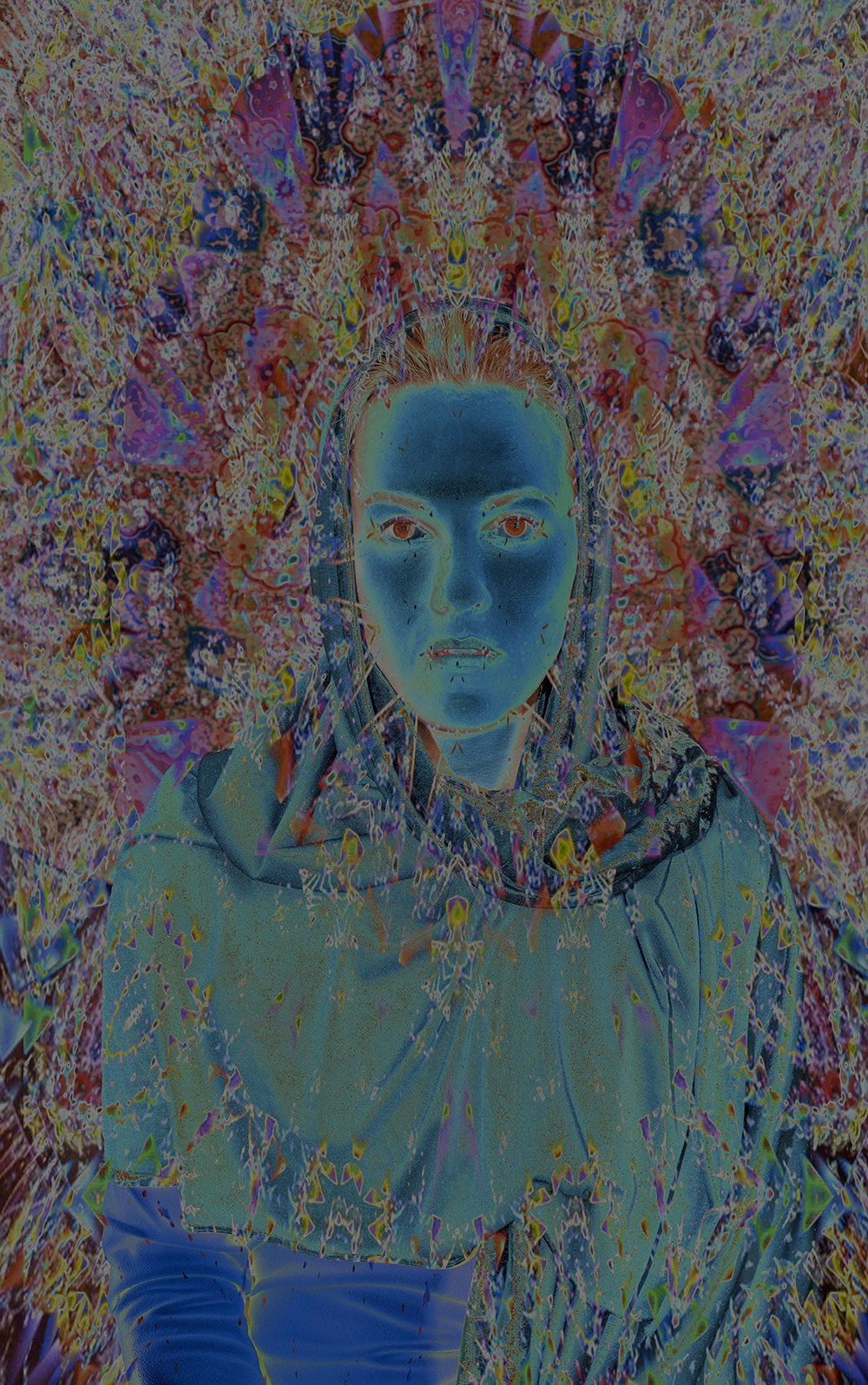 Map of my body. Art photographer Victoria Gladstein