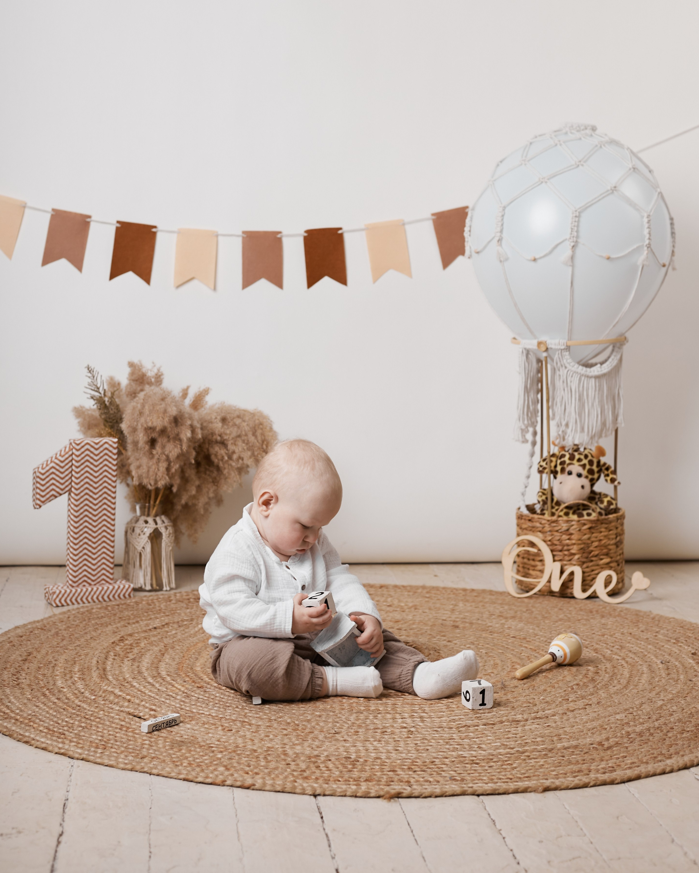 фотосъемка первый годик малыша (годовасие) в Пушкино 