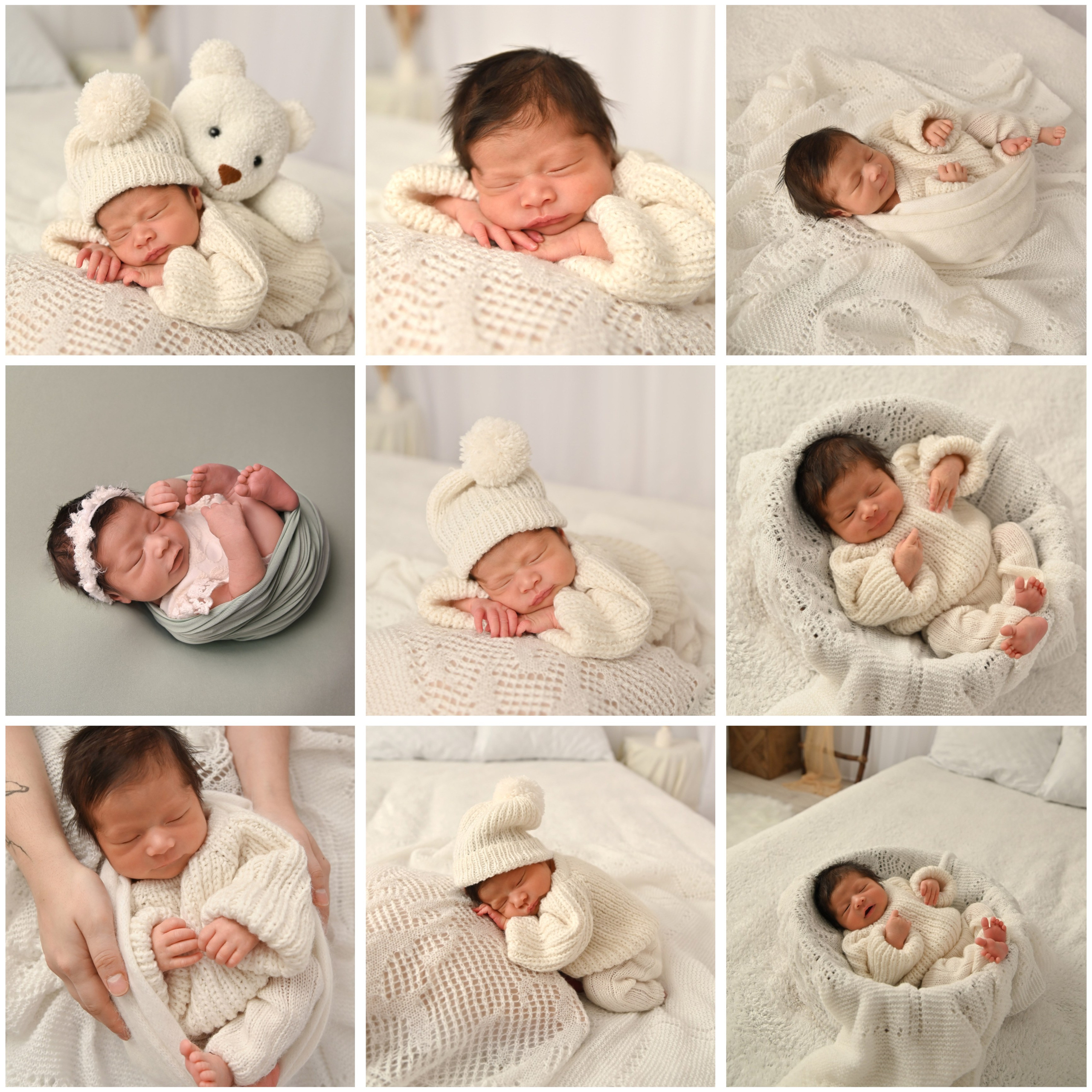 Новорожденные ньюборн. Фотограф Новорожденных и семейный Элла Огай г. Сатпаев