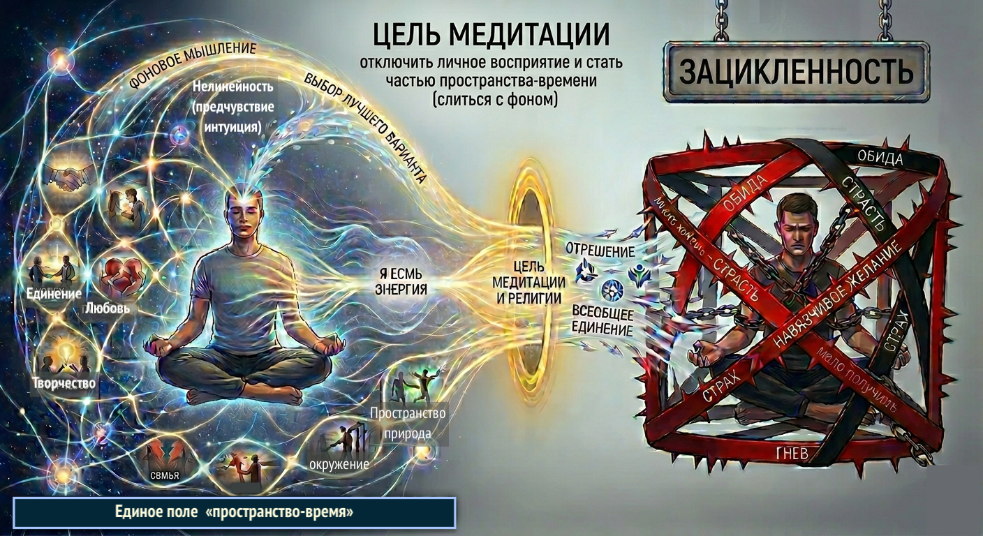 СОЗНАНИЕ без мыслей: медитация, верования, озарение